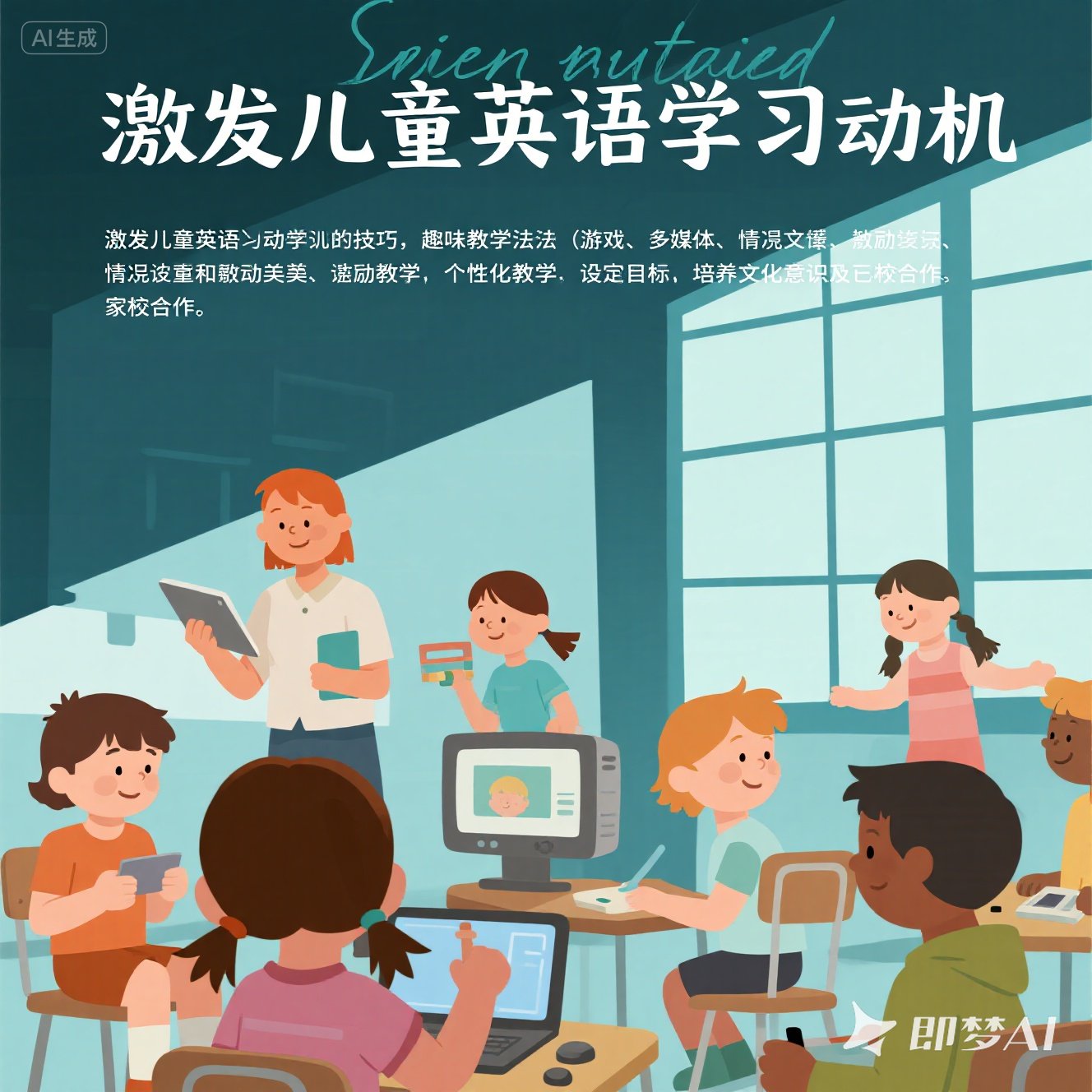 激发儿童英语学习动机的技巧？