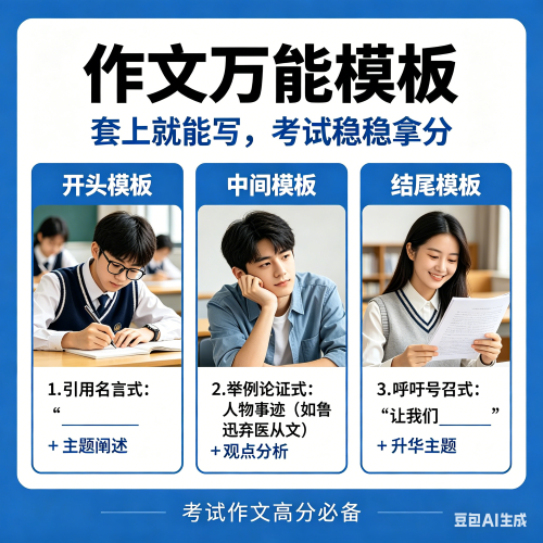小学英语作文模板万能句型
