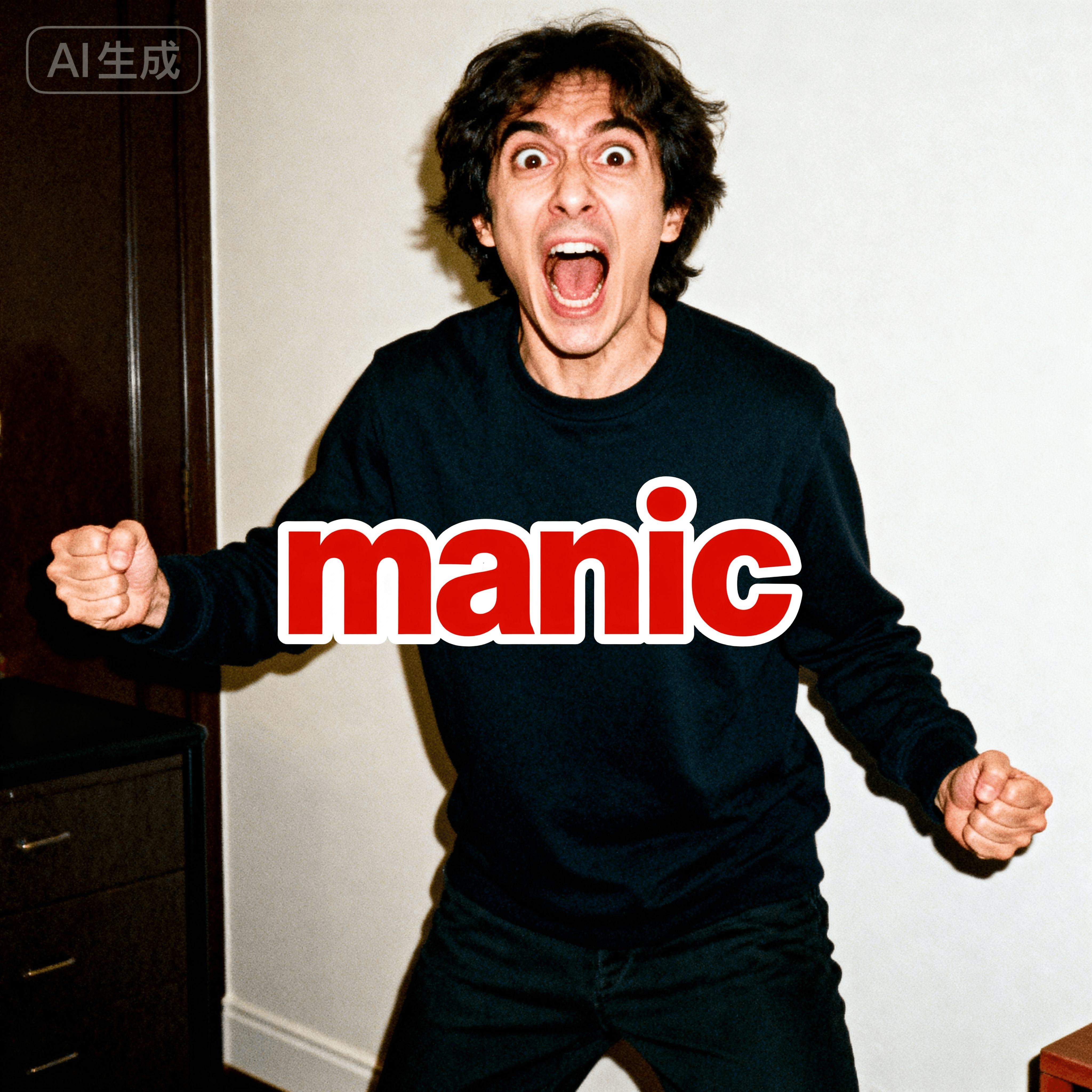 manic是什么意思_manic怎么读_音标ˈmænɪk