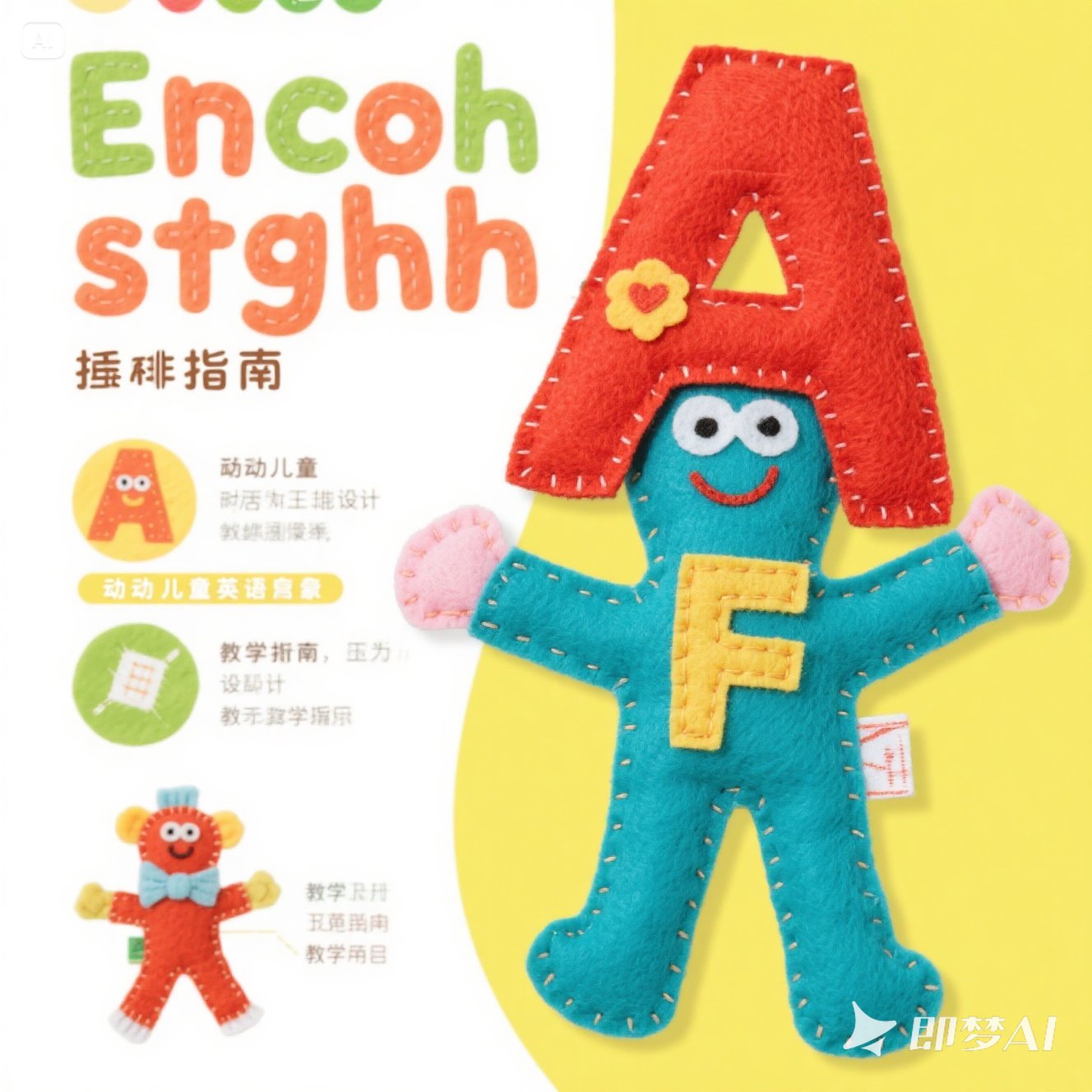 英语字母布偶制作教程是什么？