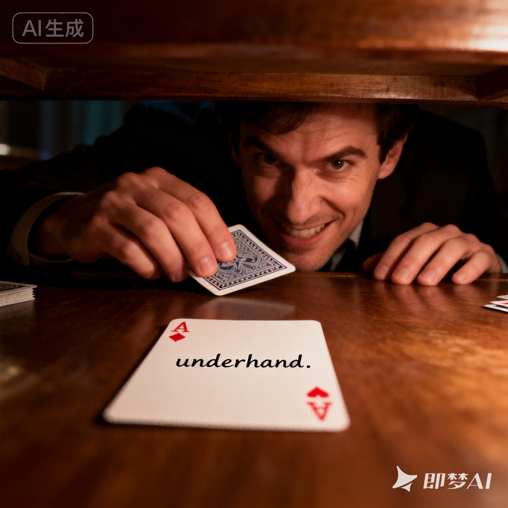 underhand是什么意思_underhand怎么读_音标ˌʌndəˈhænd