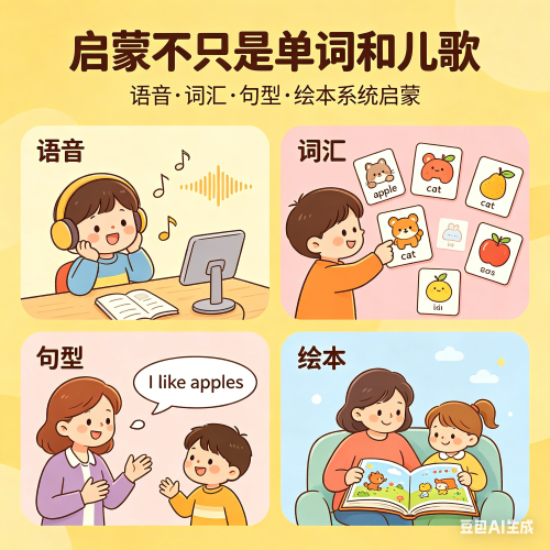 英语启蒙都教些什么东西