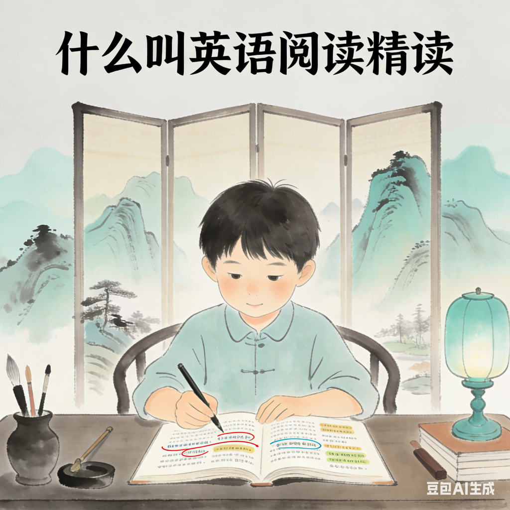 什么叫英语阅读精读