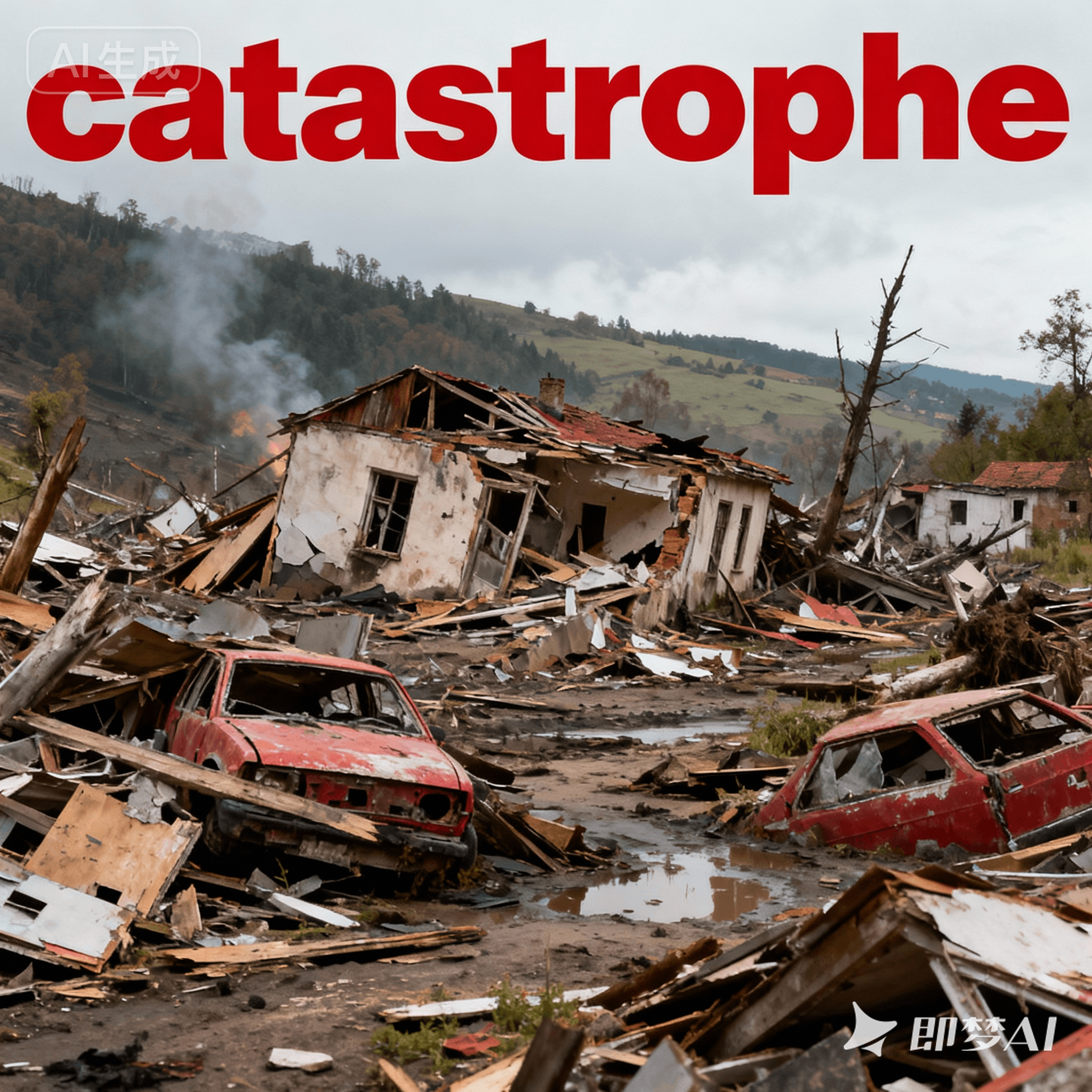 catastrophe是什么意思_catastrophe怎么读_音标kə'tæstrəfɪ