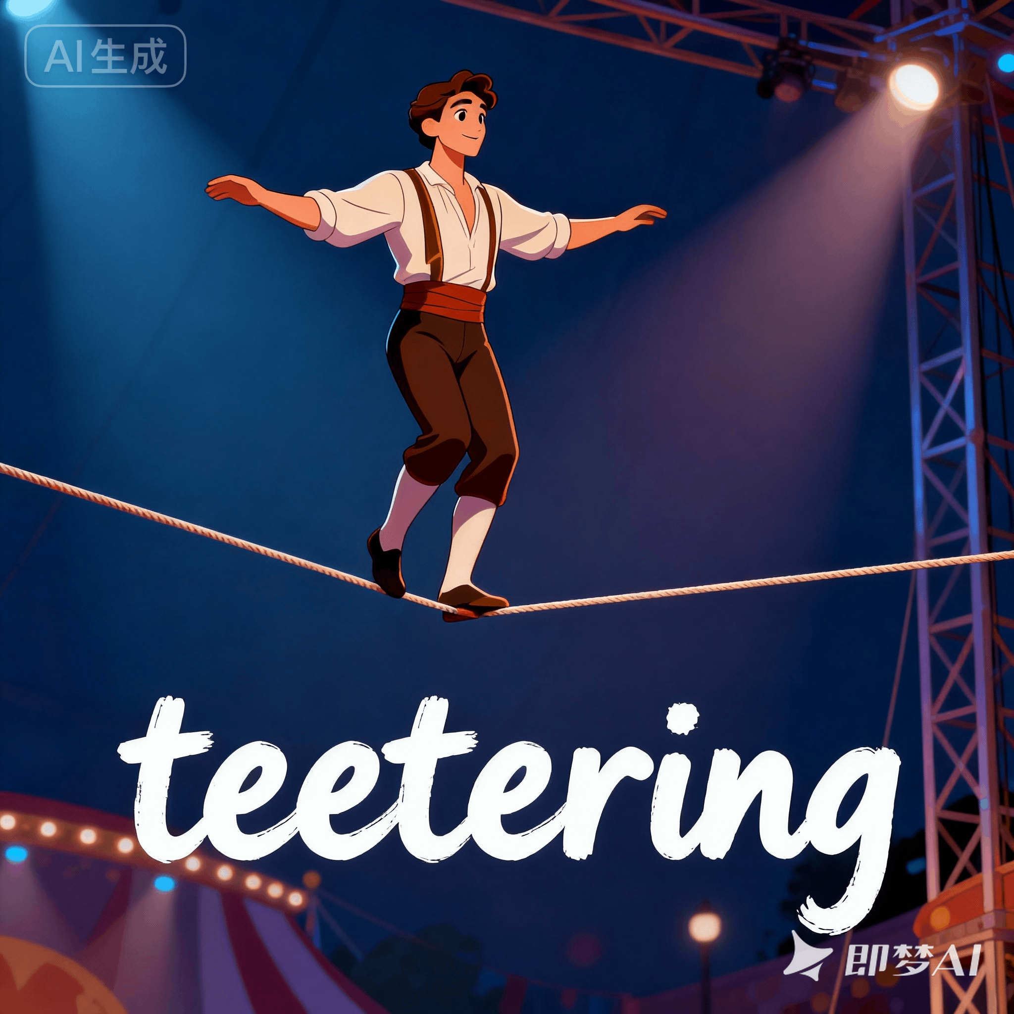 teetering是什么意思_teetering怎么读_音标ˈti-tərɪŋ