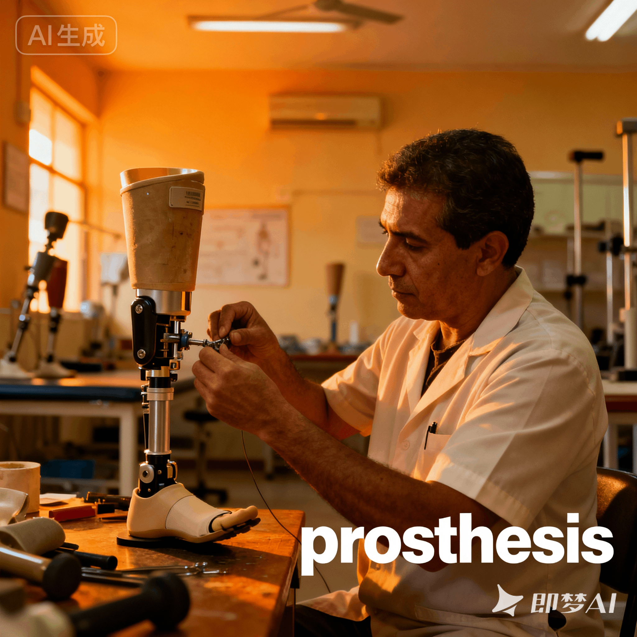 prosthetic是什么意思_prosthetic怎么读_音标prɒs'θetɪk