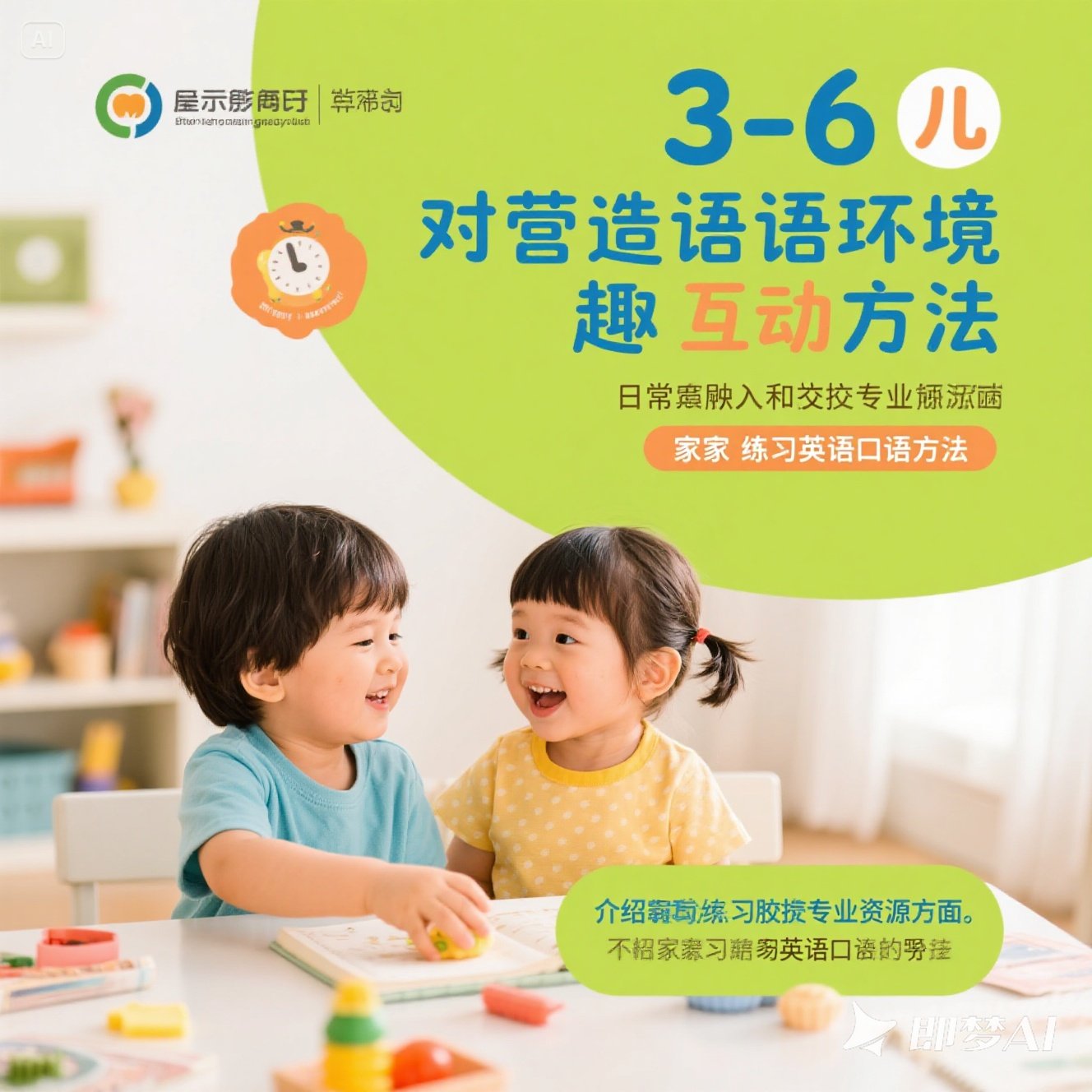 3-6 岁儿童如何在家练习英语口语？