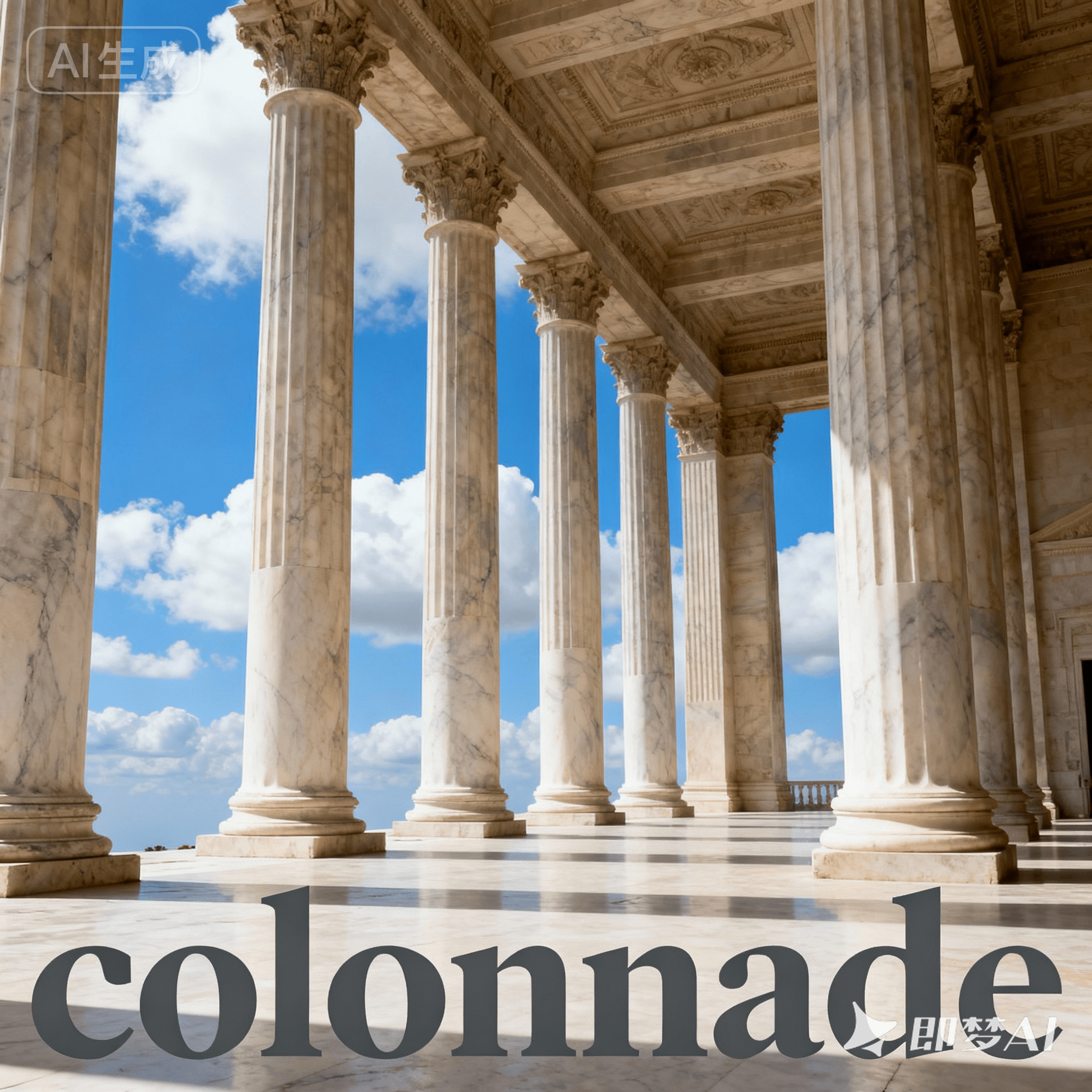 colonnade是什么意思_colonnade怎么读_音标ˌkɒləˈneɪd