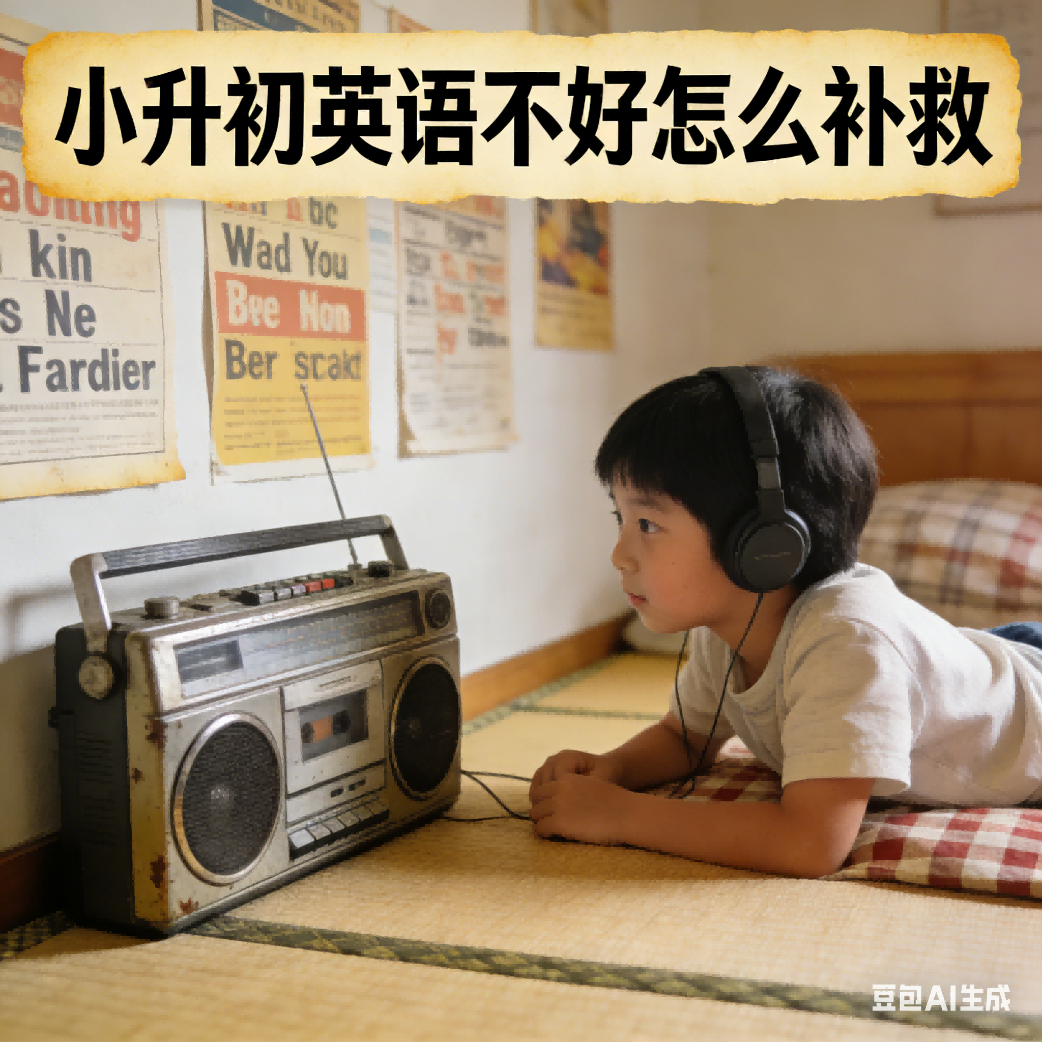 小升初英语不好怎么补救