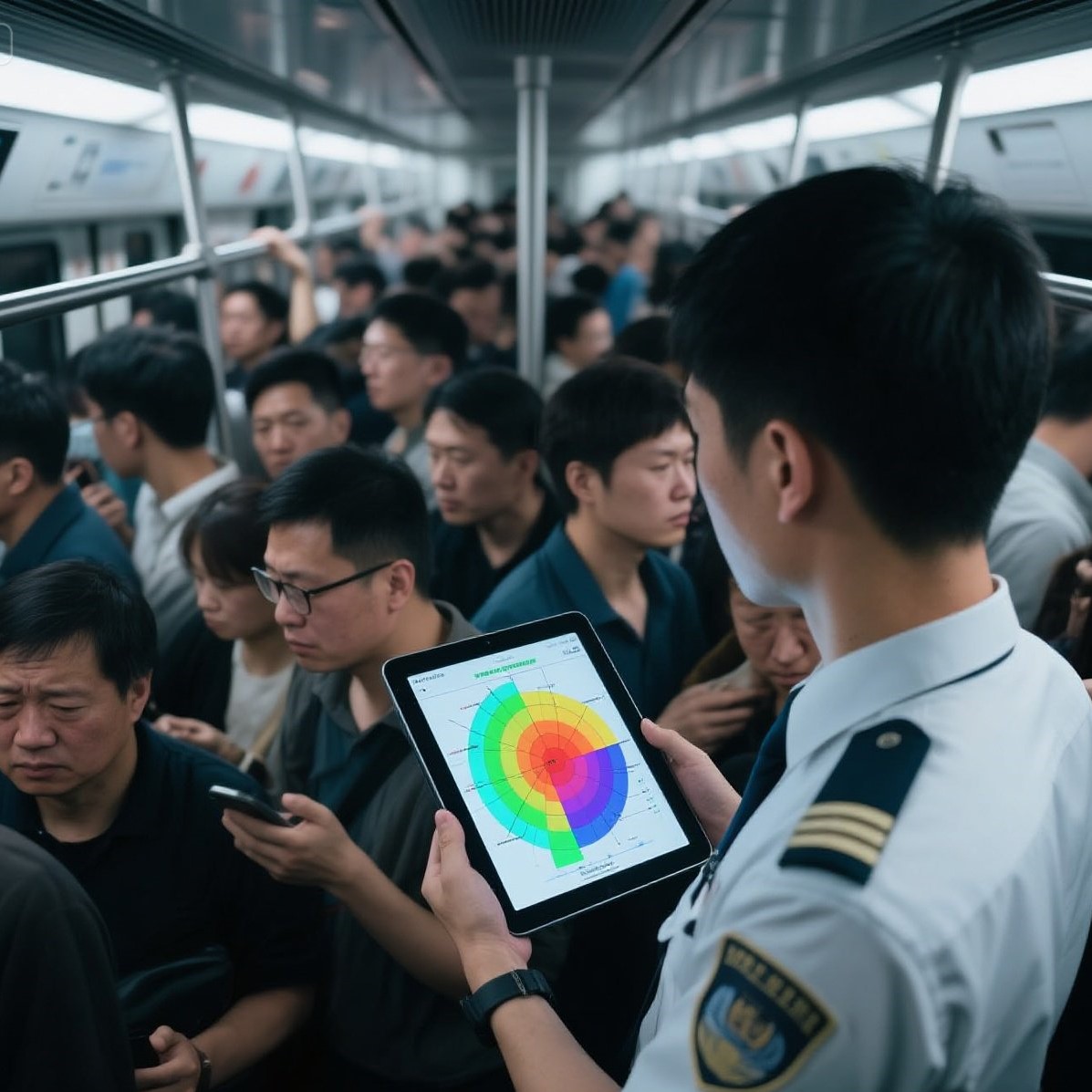 地铁列车的拥挤程度如何描述？