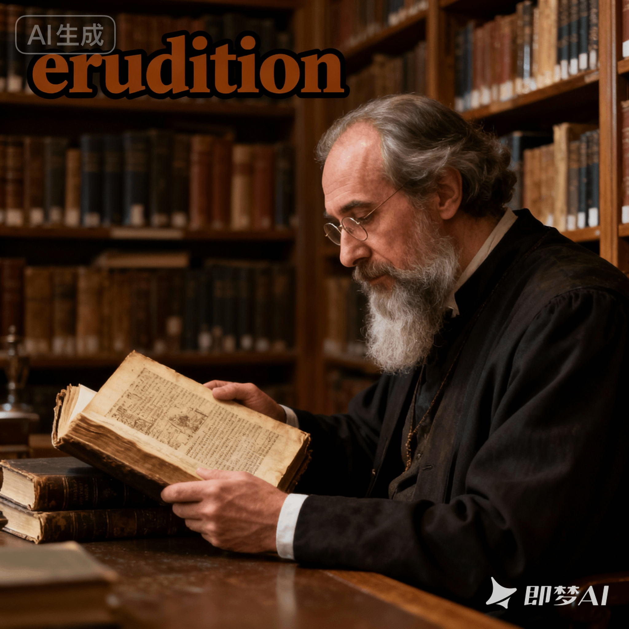 erudition是什么意思_erudition怎么读_音标ˌeruˈdɪʃn