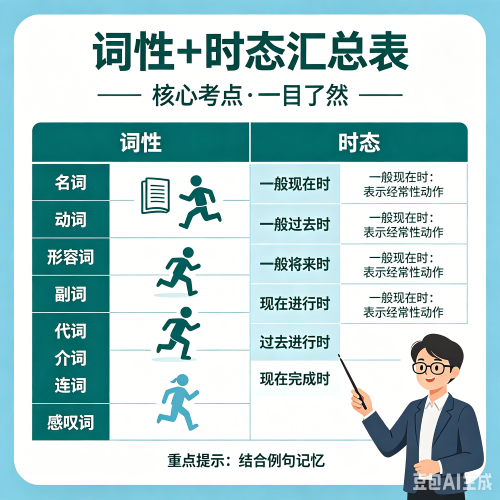 英语基础语法知识点详细内容