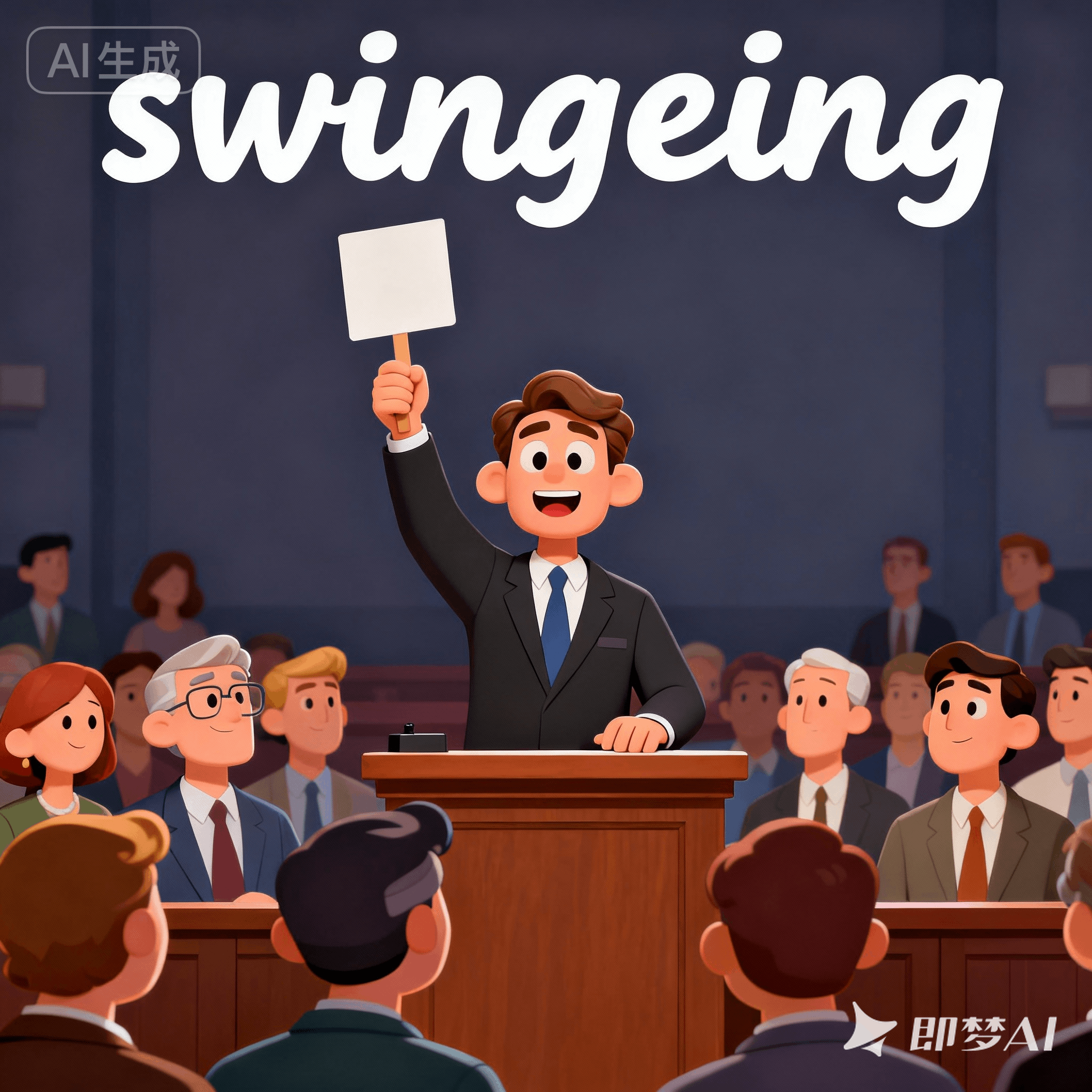 swingeing是什么意思_swingeing怎么读_音标'swindʒiŋ