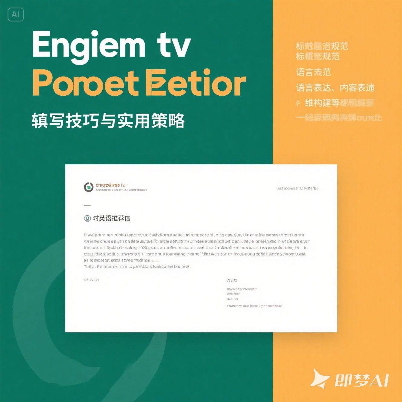 英语推荐信的写作技巧有哪些？