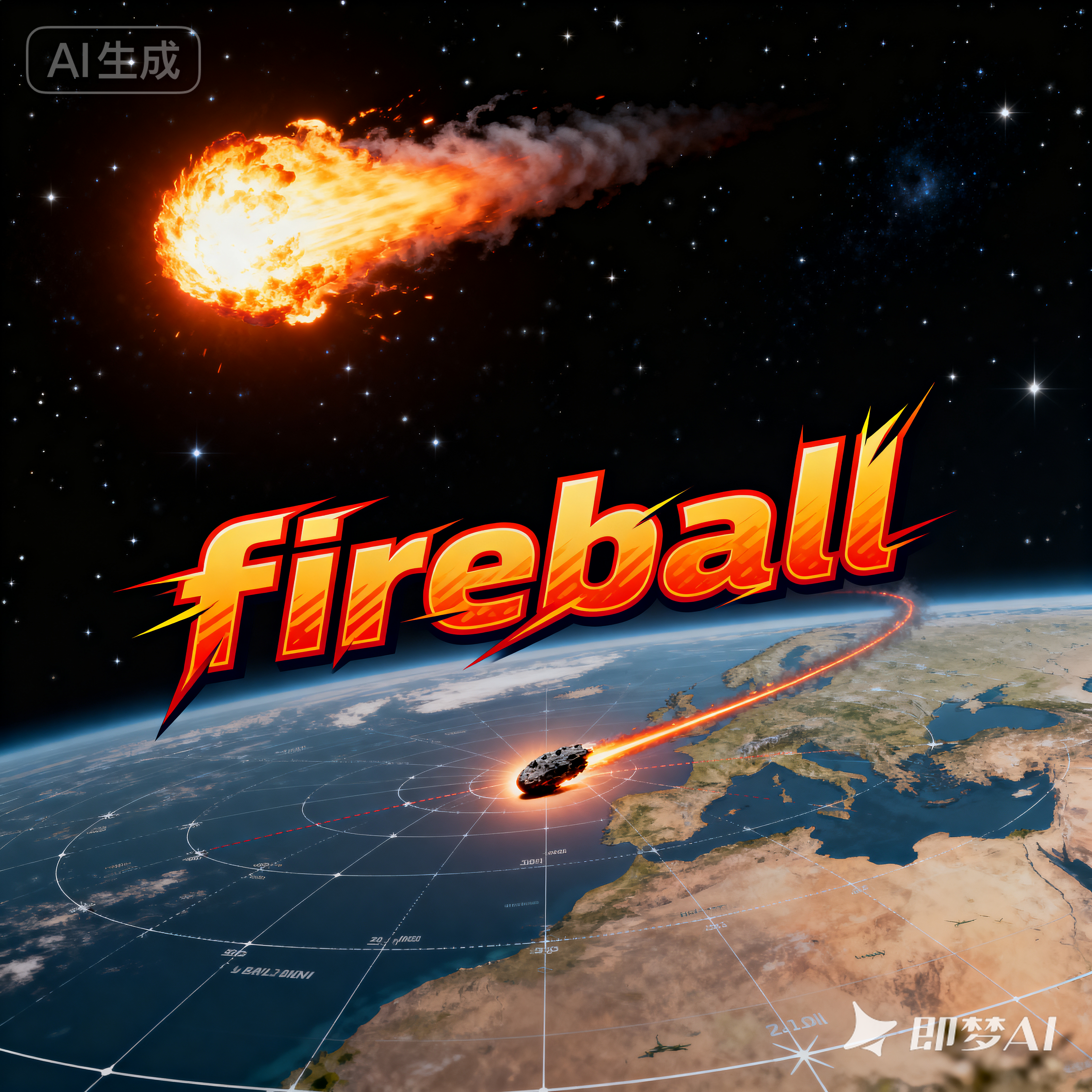fireball是什么意思_fireball怎么读_音标ˈfaɪəbɔ-l