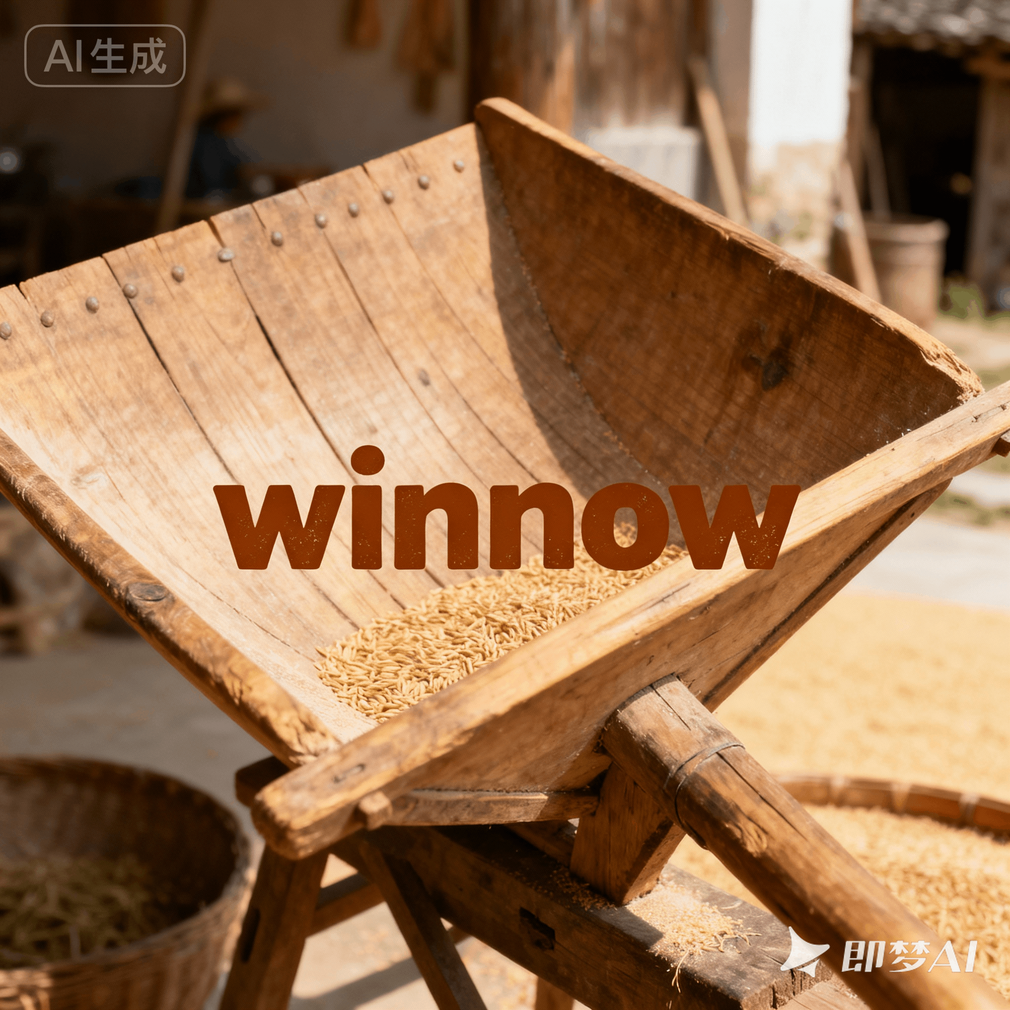 winnow是什么意思_winnow怎么读_音标'wɪnəʊ