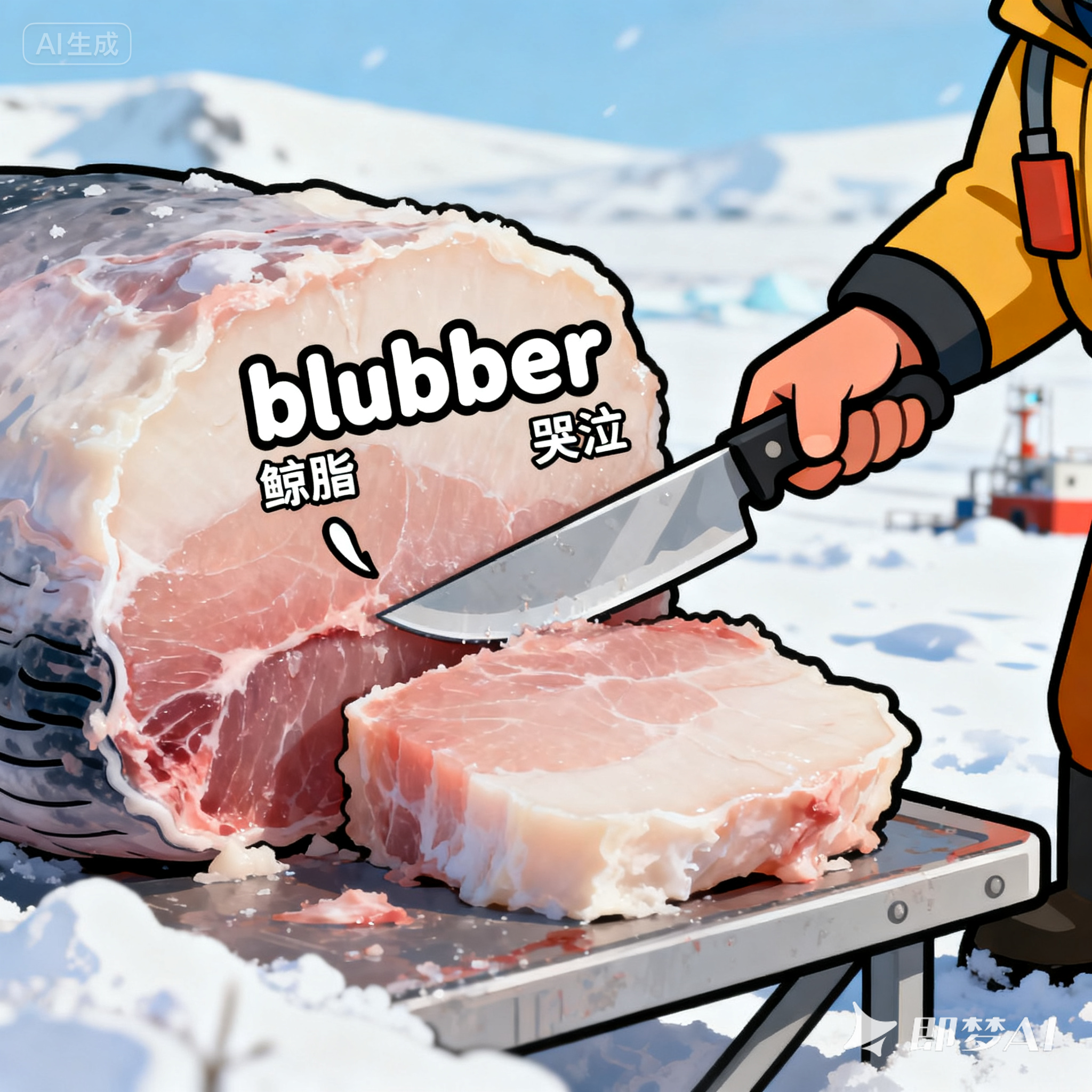 blubber是什么意思_blubber怎么读_音标'blʌbə(r)