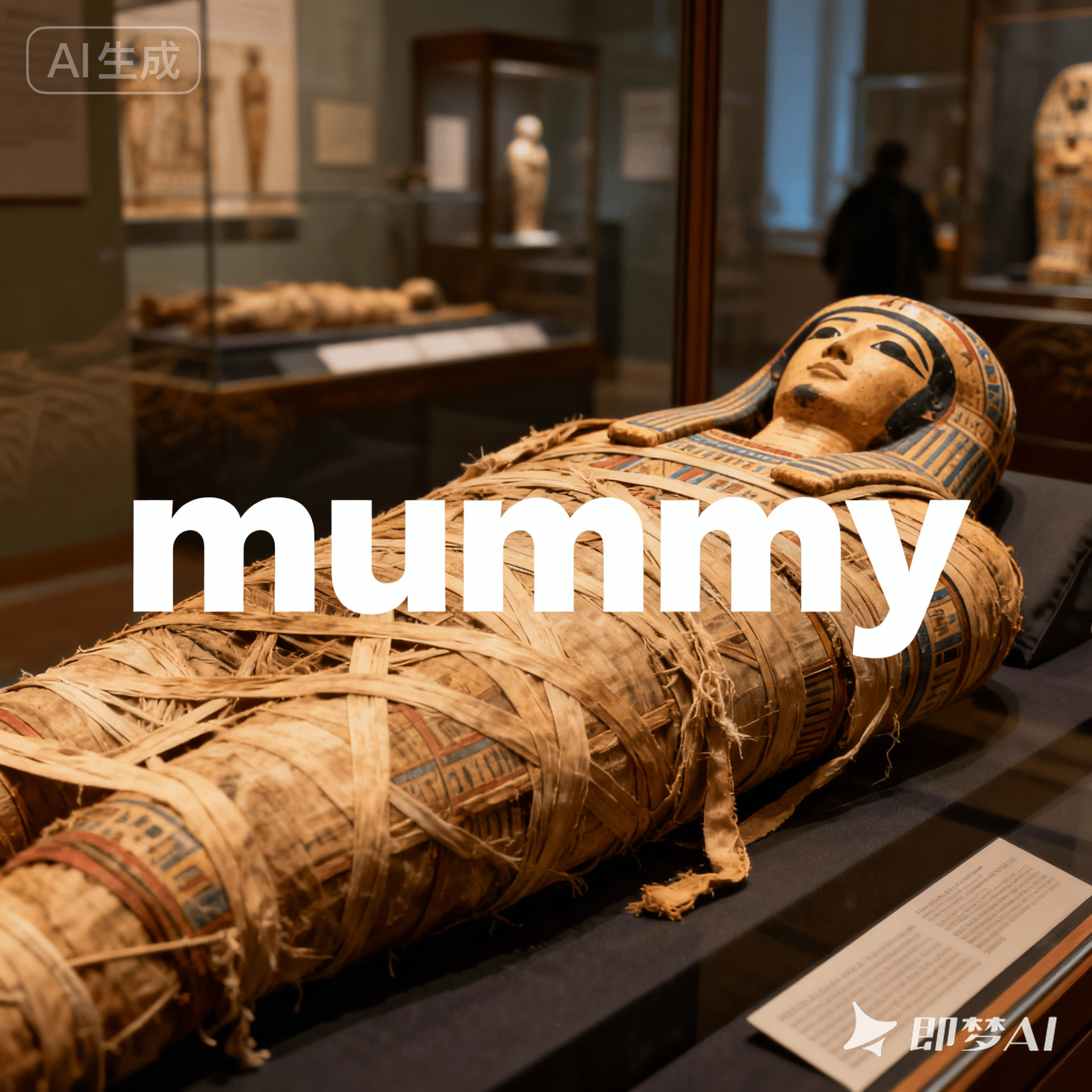 mummy是什么意思_mummy怎么读_音标ˈmʌmɪ