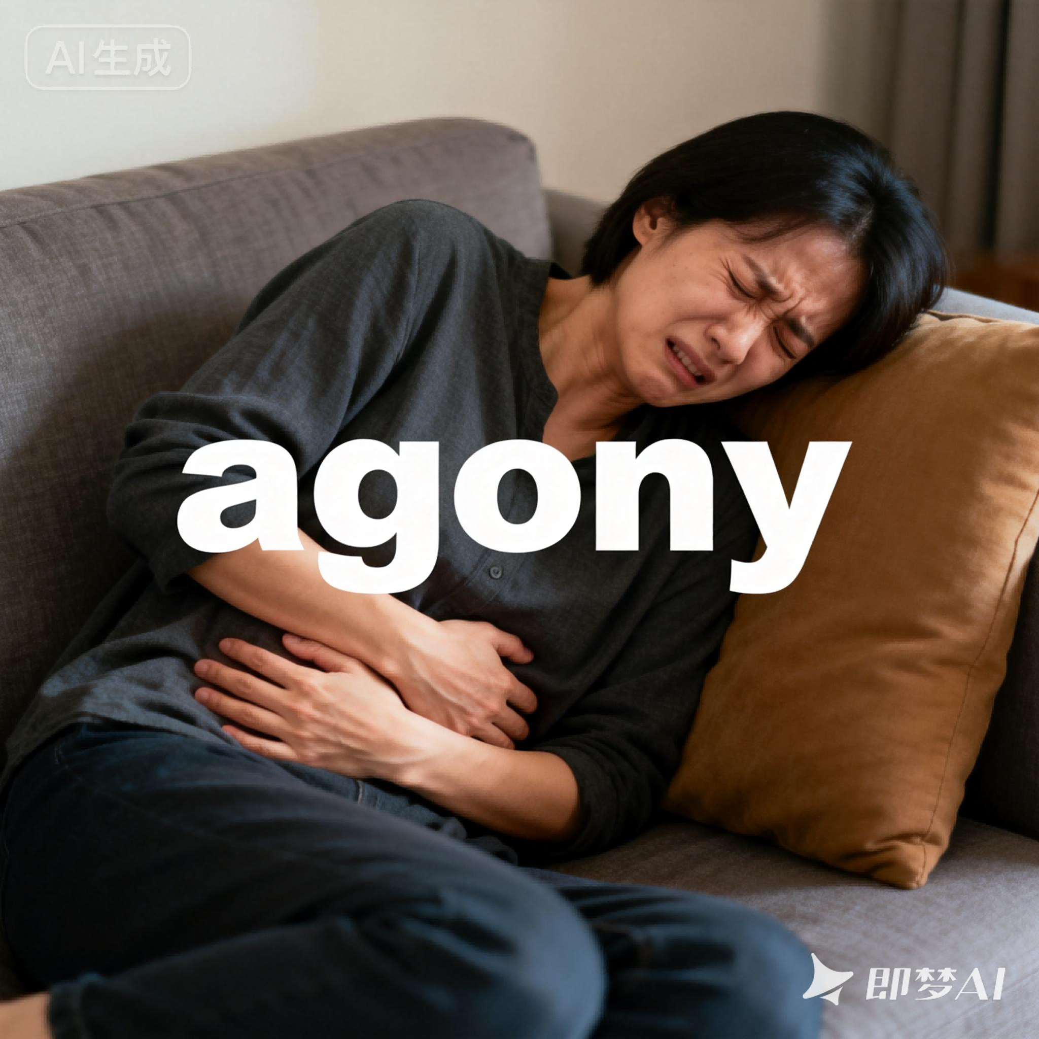 agony是什么意思_agony怎么读_音标'æɡənɪ