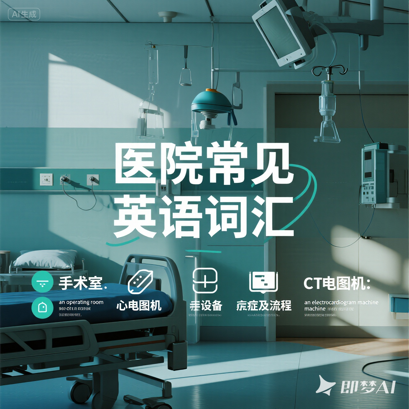 医院里常见的英语词汇有哪些？