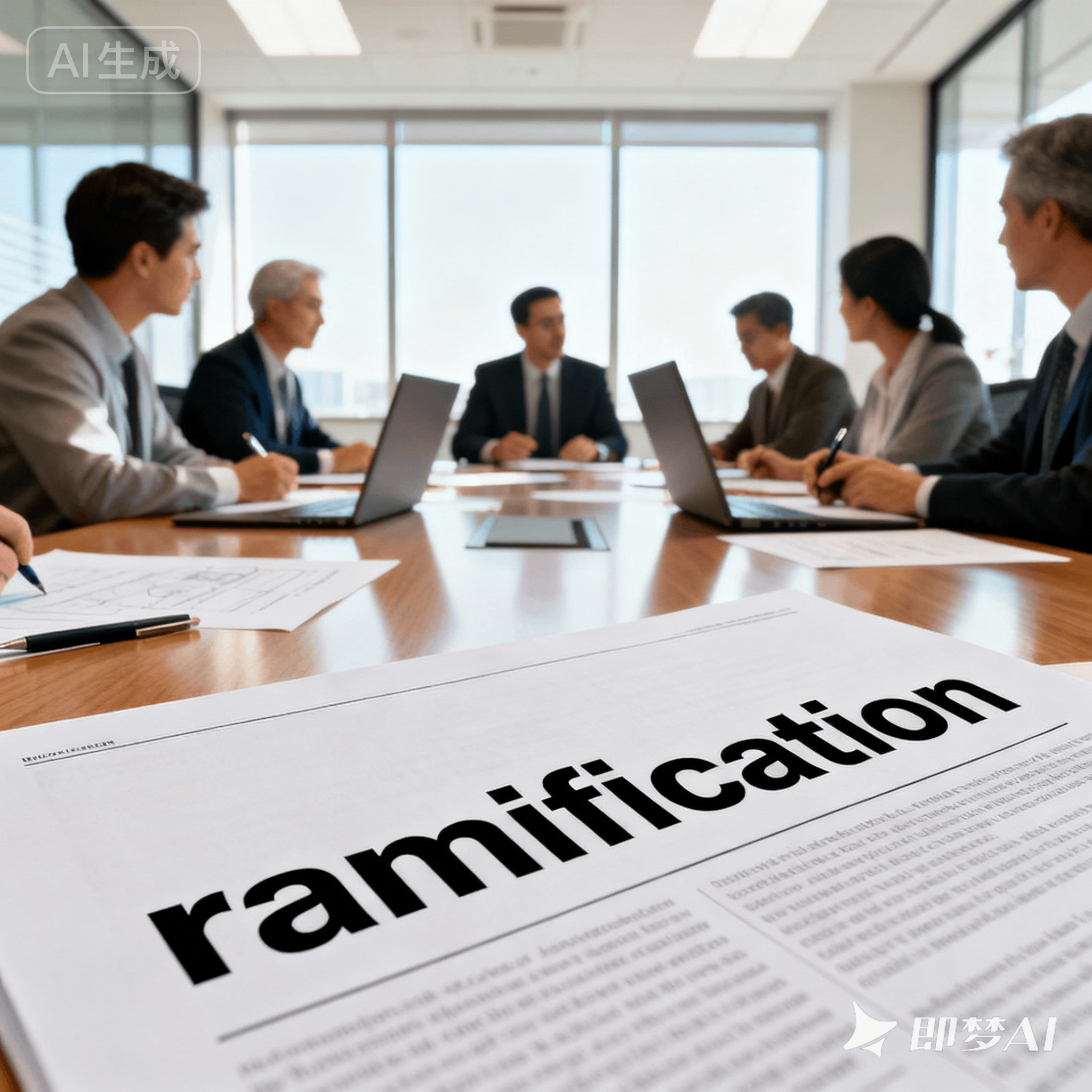 ramification是什么意思_ramification怎么读_音标ˌræmɪfɪˈkeɪʃn