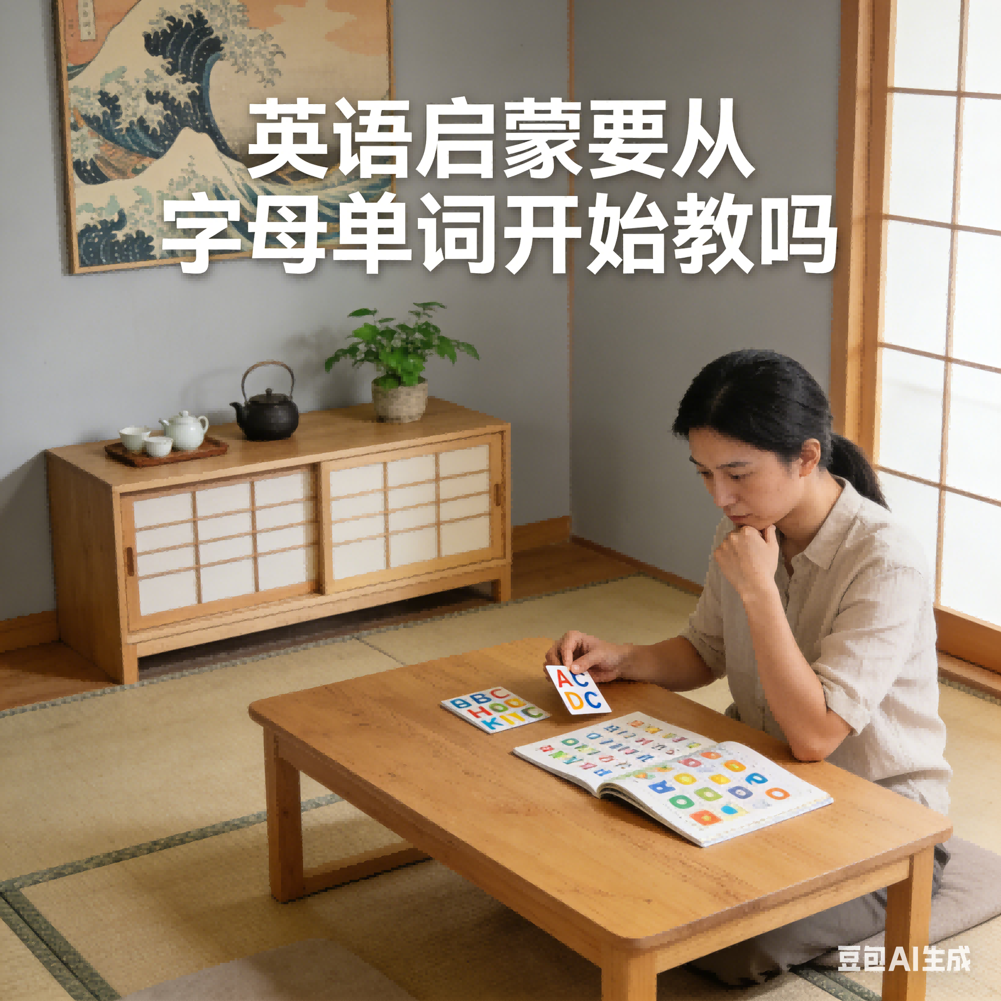 英语启蒙要从字母单词开始教吗