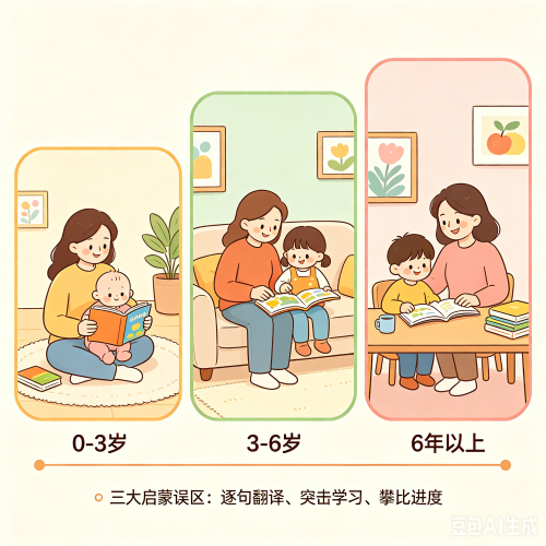 孩子多大英语启蒙好