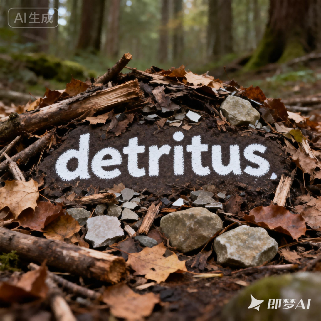 detritus是什么意思_detritus怎么读_音标dɪˈtraɪtəs