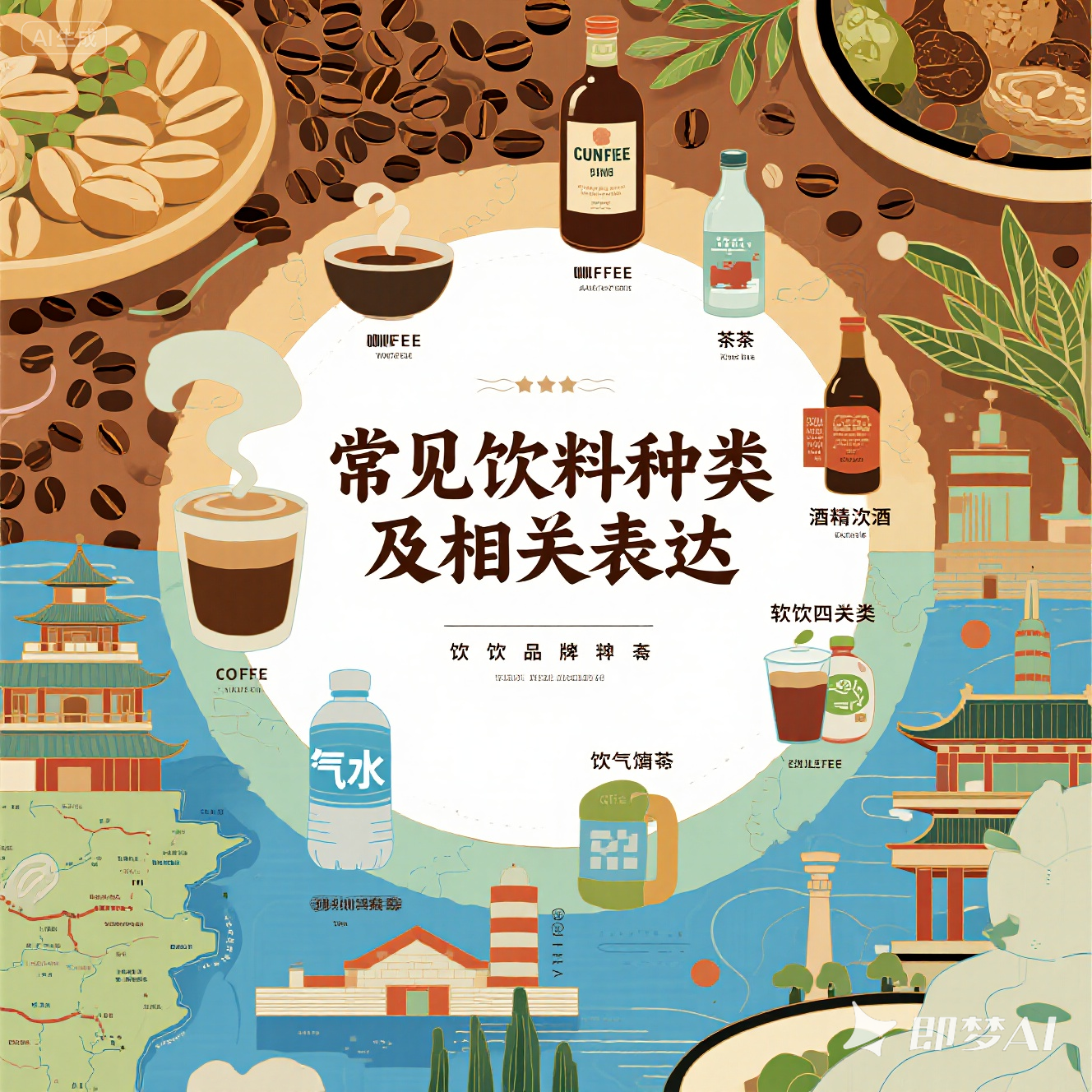 英语中常见的饮料种类有哪些？