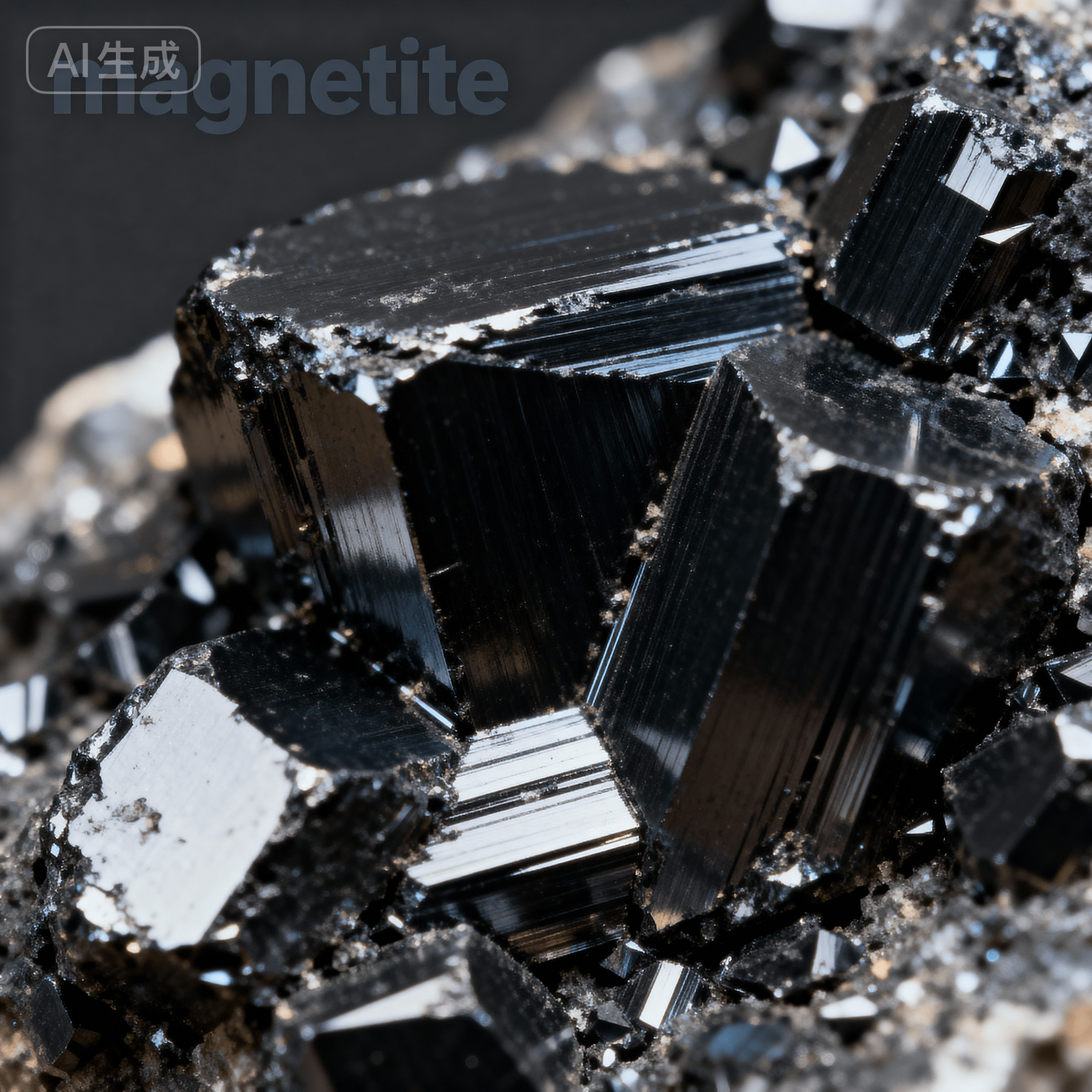 magnetite是什么意思_magnetite怎么读_音标'mægnitait