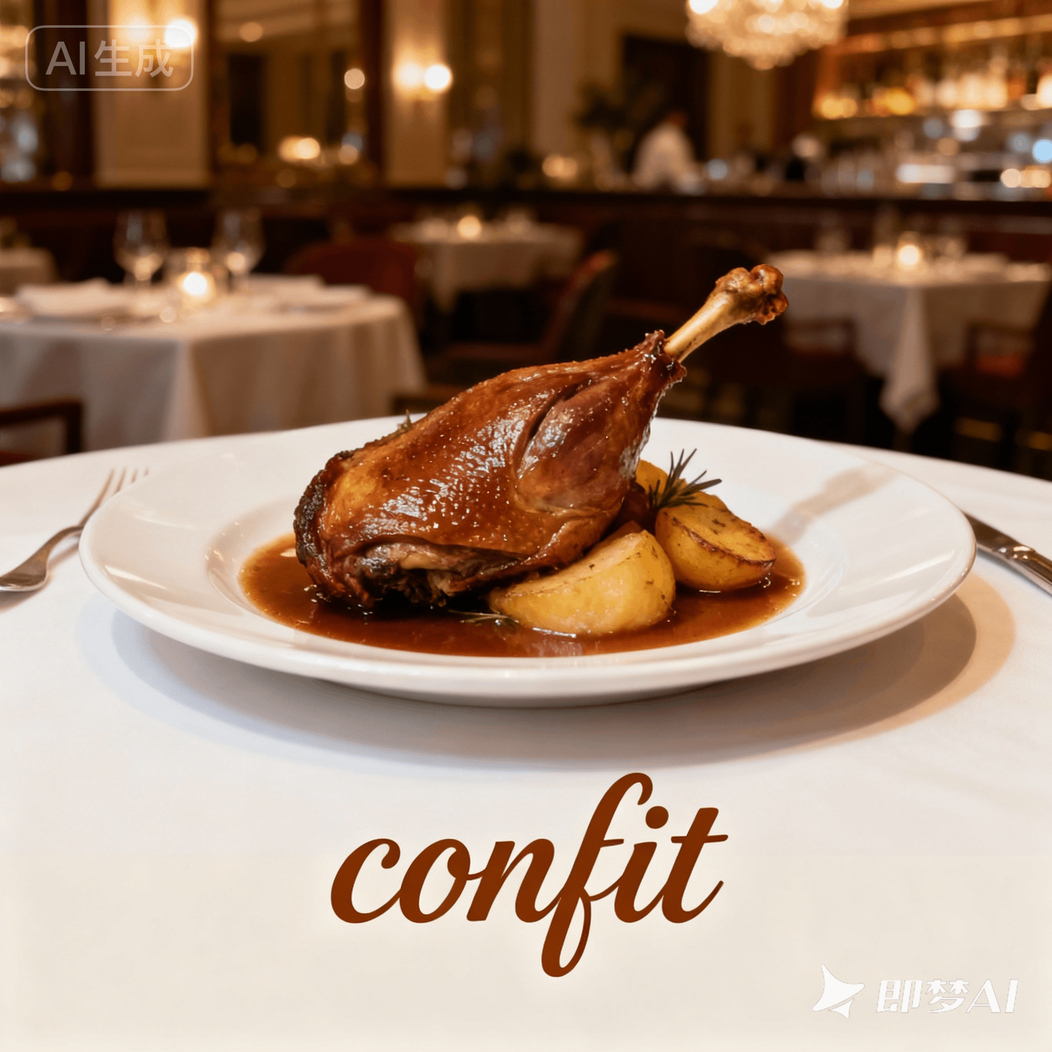 confit是什么意思_confit怎么读_音标kɒn'fɪt