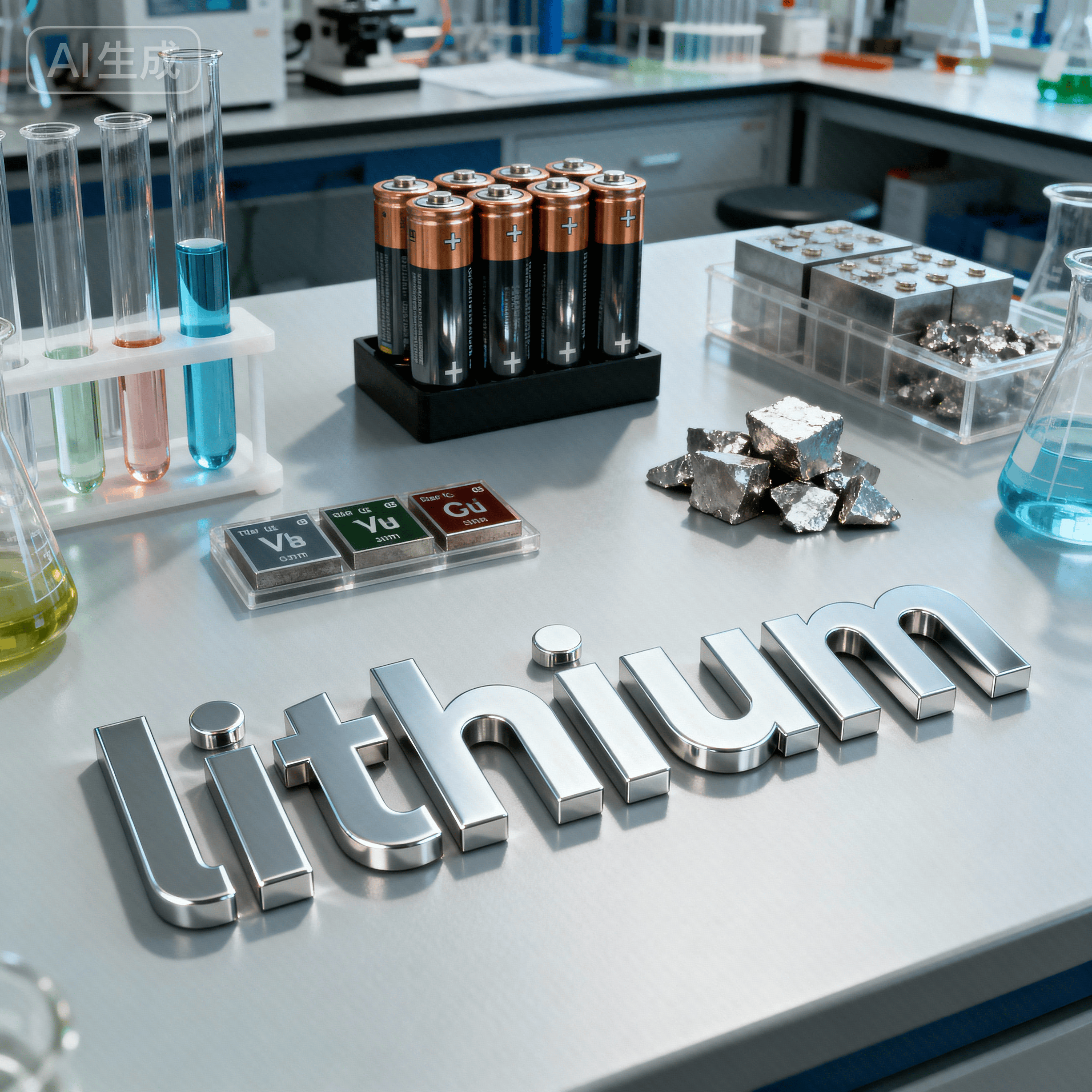 lithium是什么意思_lithium怎么读_音标ˈlɪθɪəm