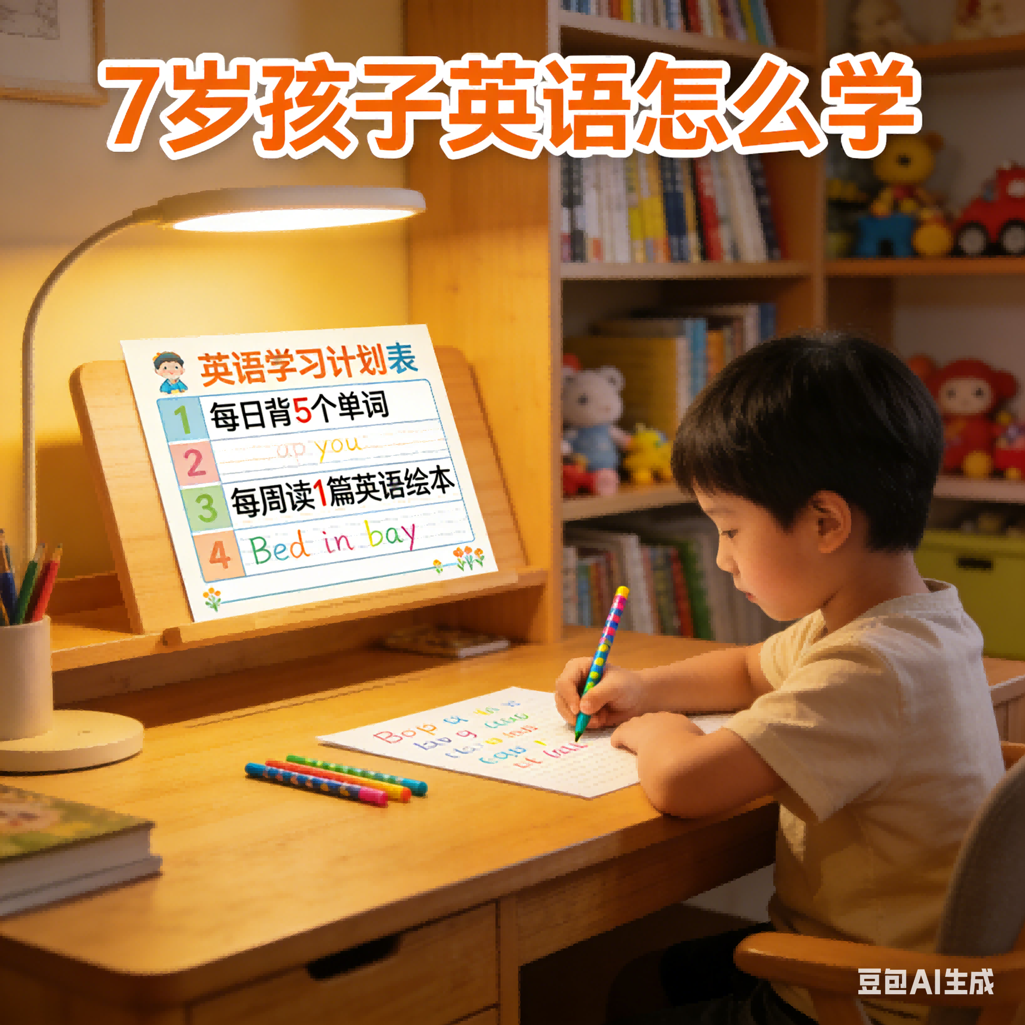 7岁孩子英语怎么学