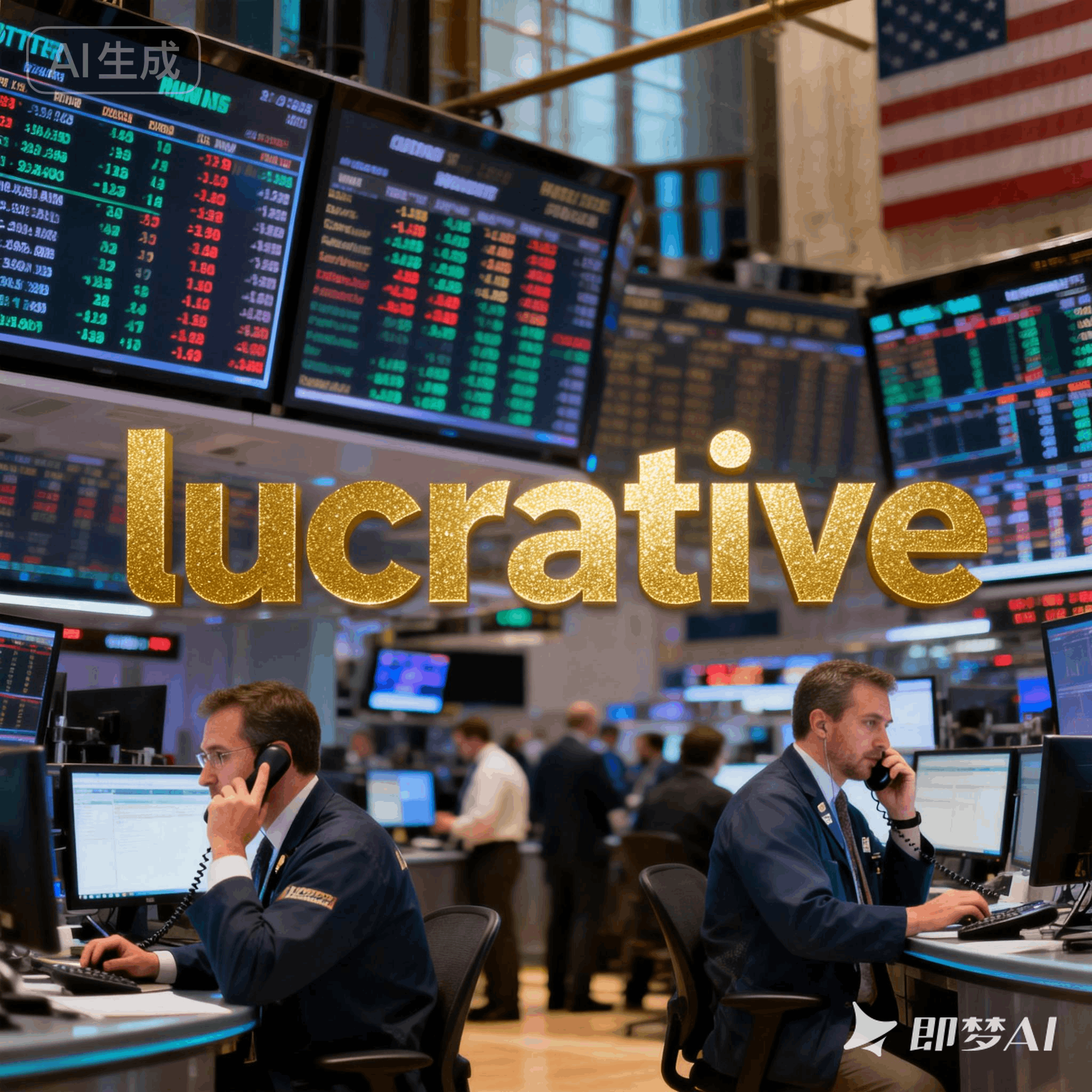 lucrative是什么意思_lucrative怎么读_音标ˈlu-krətɪv