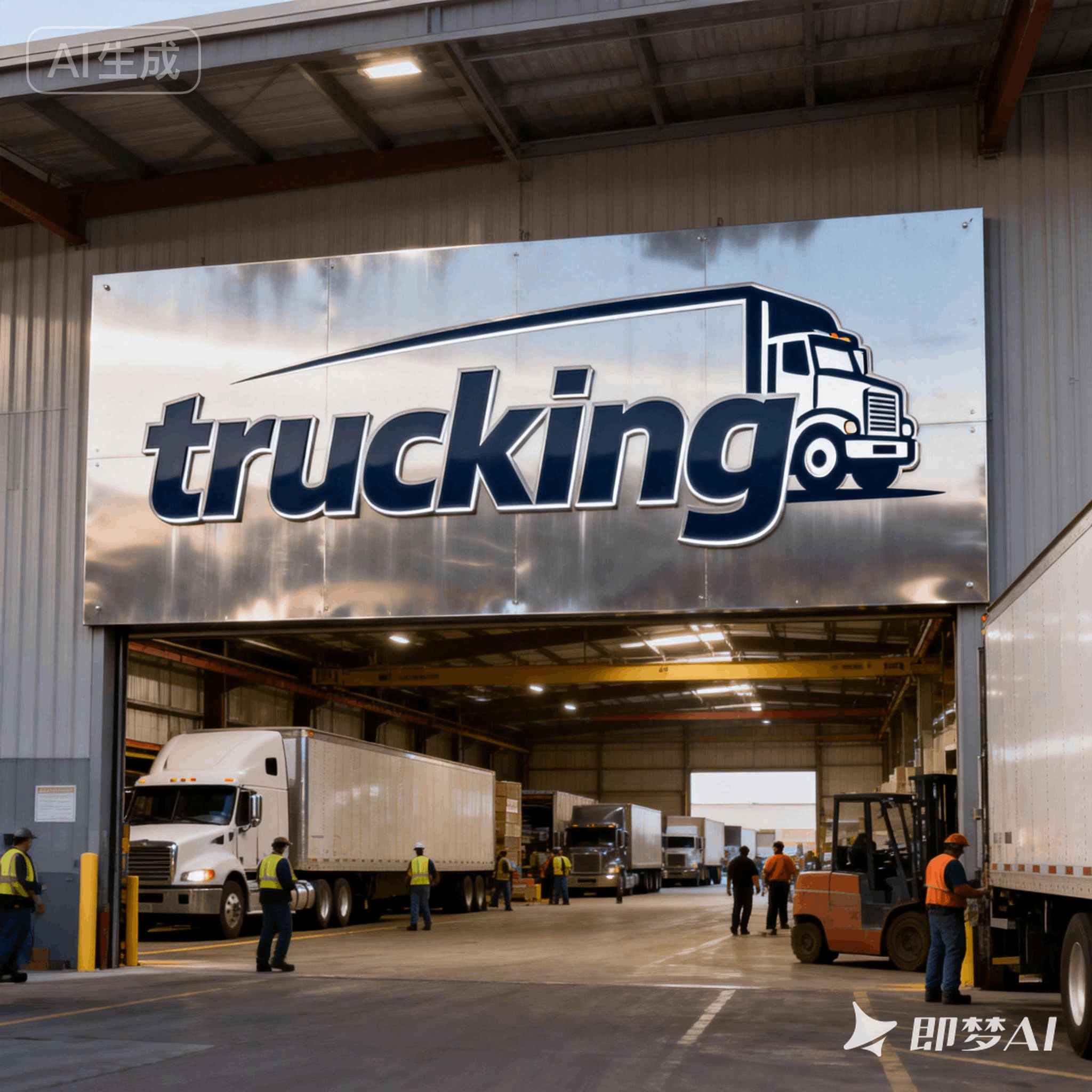 trucking是什么意思_trucking怎么读_音标trʌkɪŋ