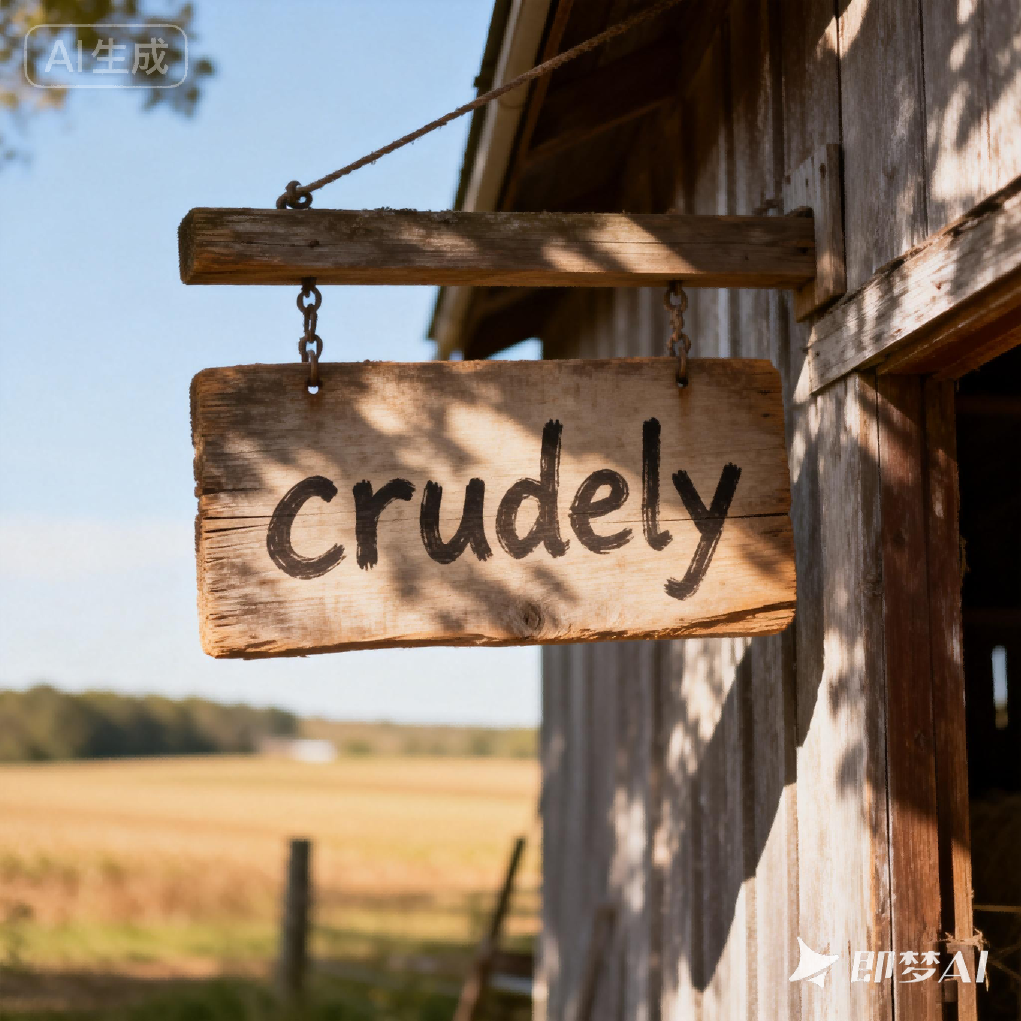 crudely是什么意思_crudely怎么读_音标kru-dlɪ