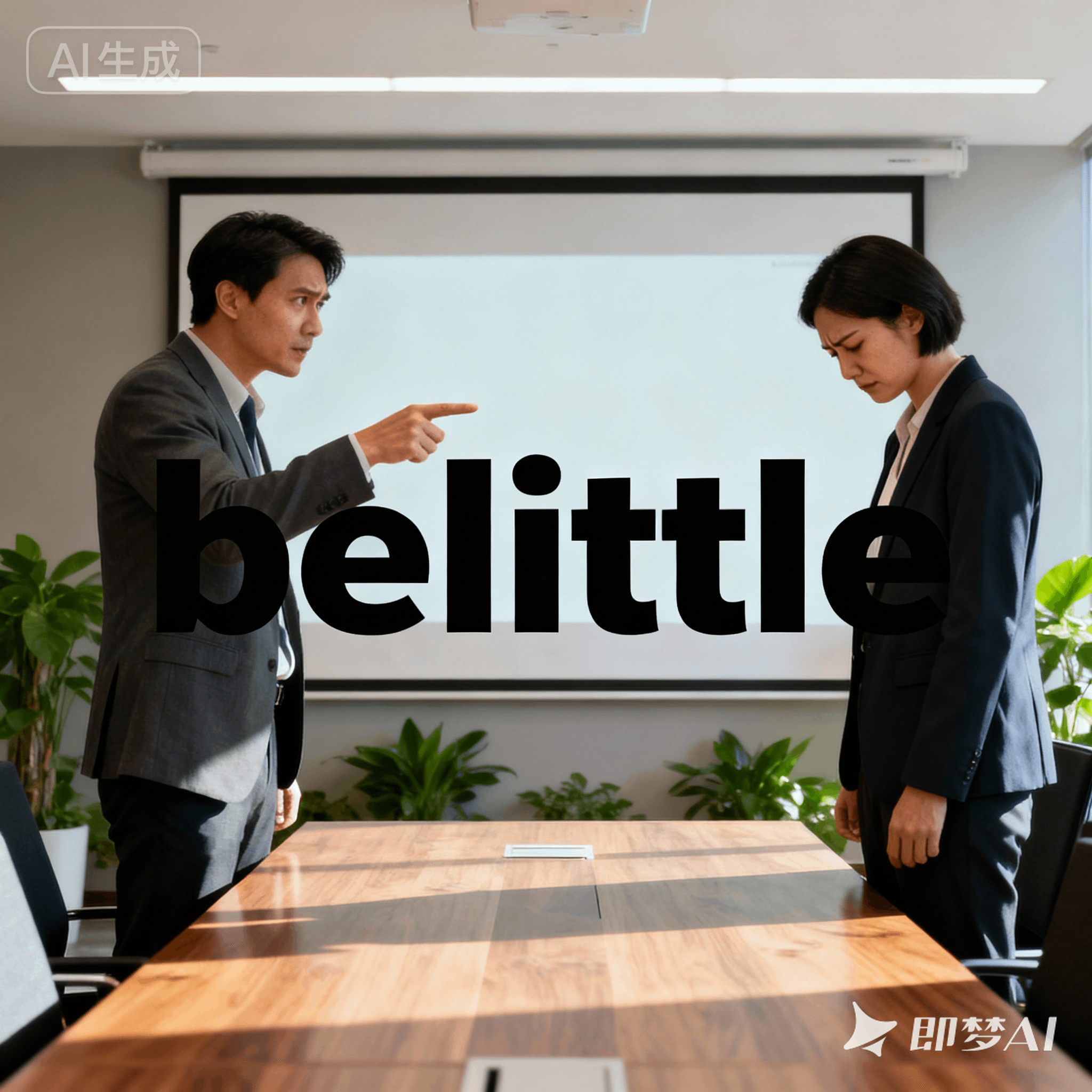 belittle是什么意思_belittle怎么读_音标bɪ'lɪtl