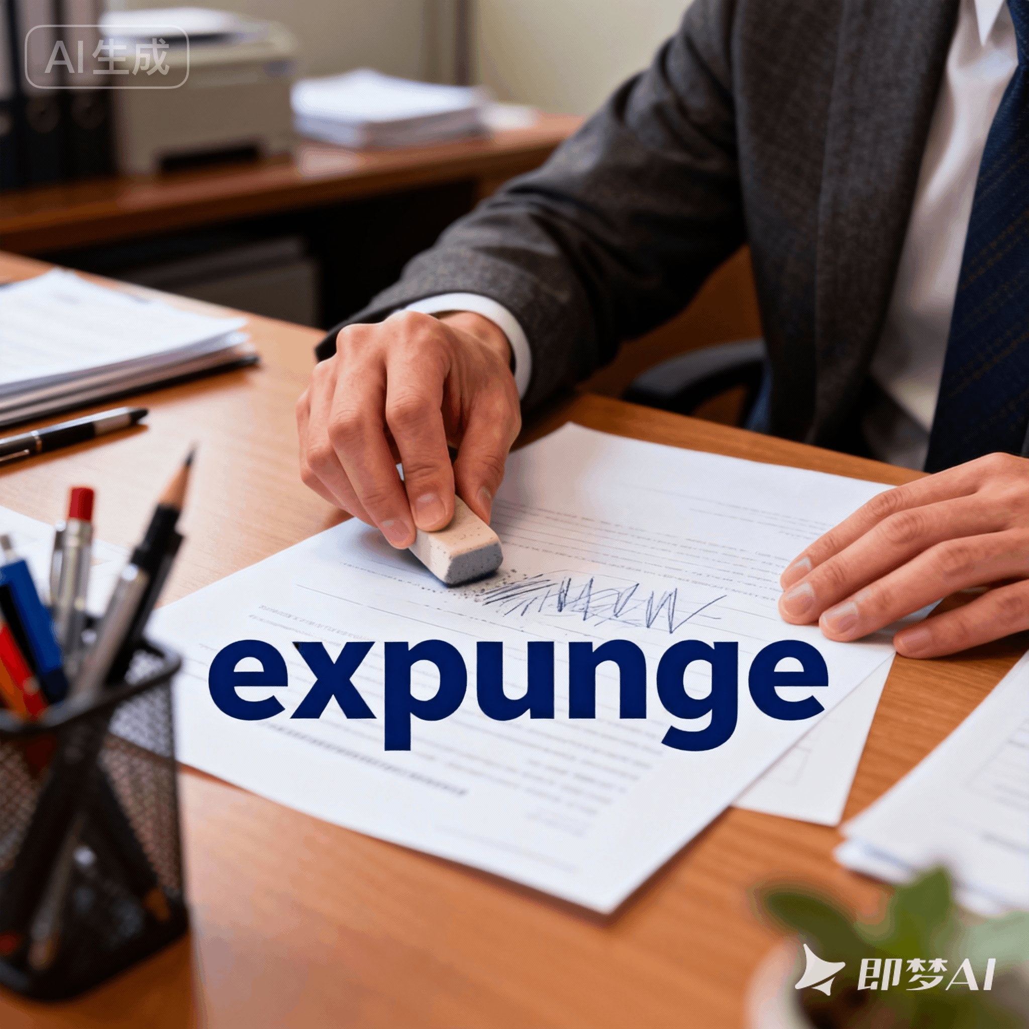 expunge是什么意思_expunge怎么读_音标ɪk'spʌndʒ