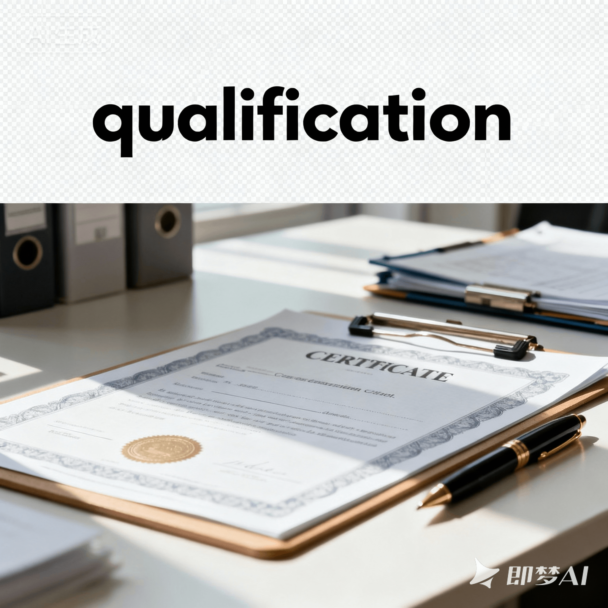 qualification是什么意思_qualification怎么读_音标ˌkwɒlɪfɪ'keɪʃn