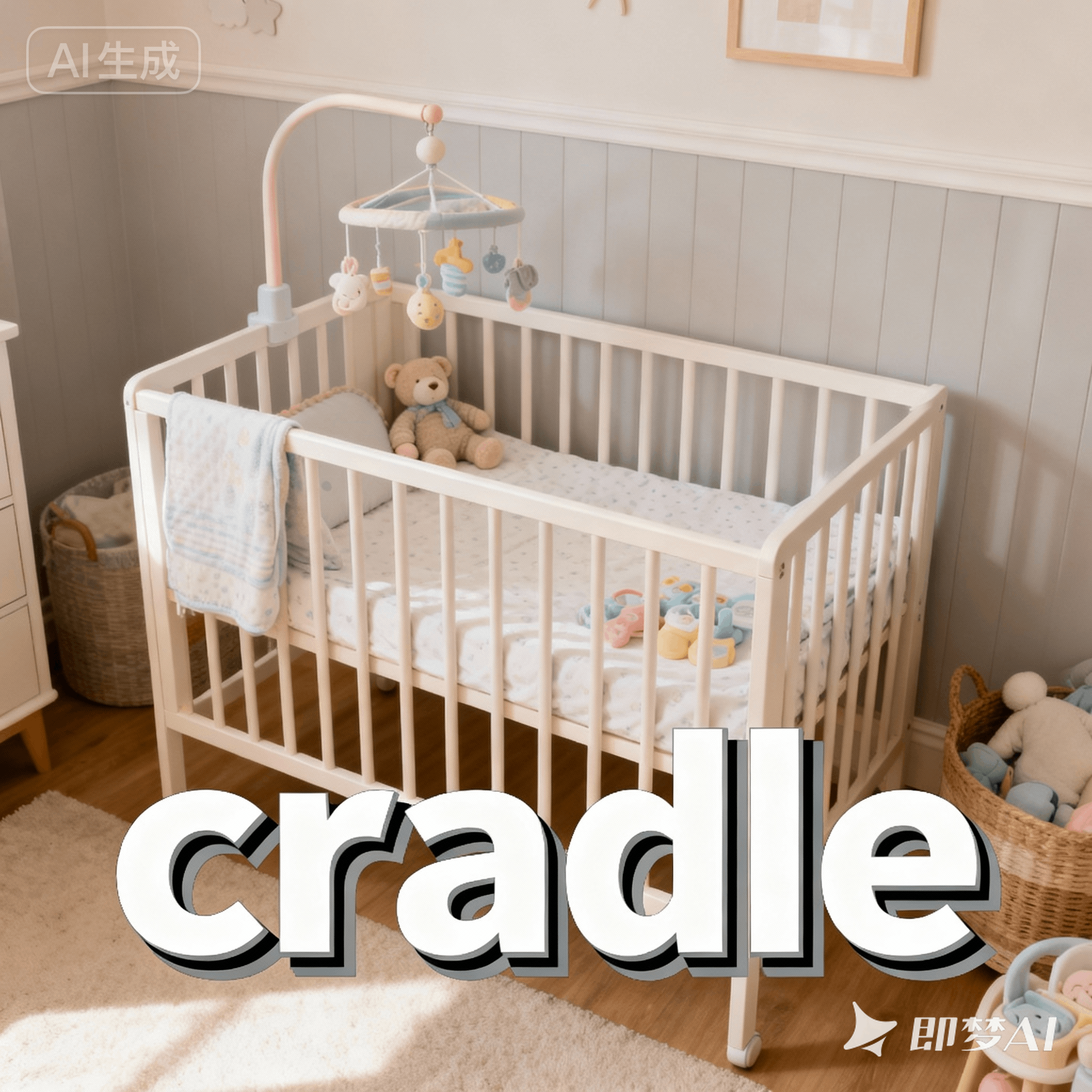 cradle是什么意思_cradle怎么读_音标'kreɪdl