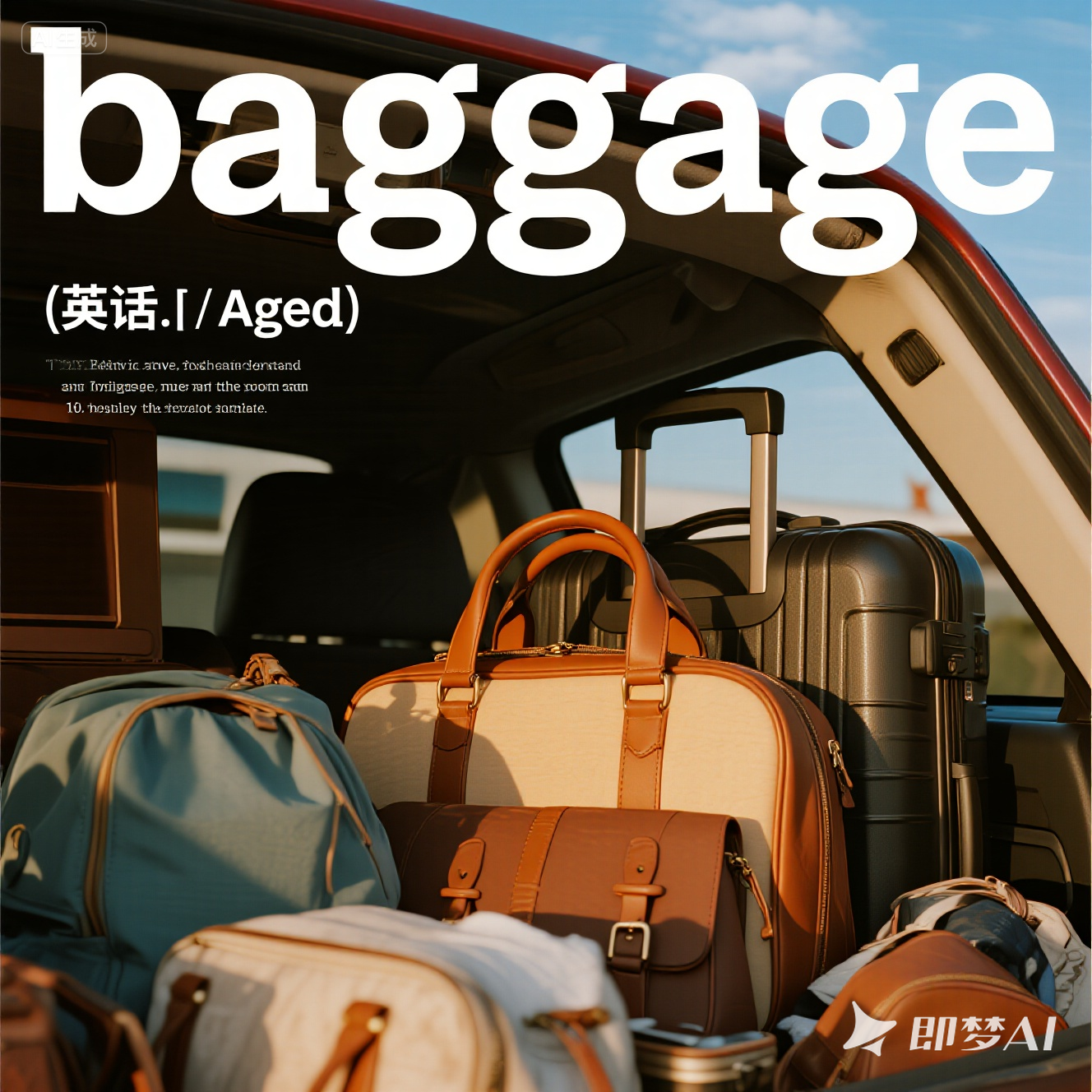 baggage 是什么意思_baggage 怎么读_音标ˈbægɪdʒ