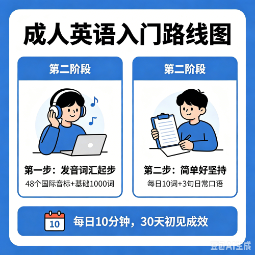 成人学英语从哪里入手