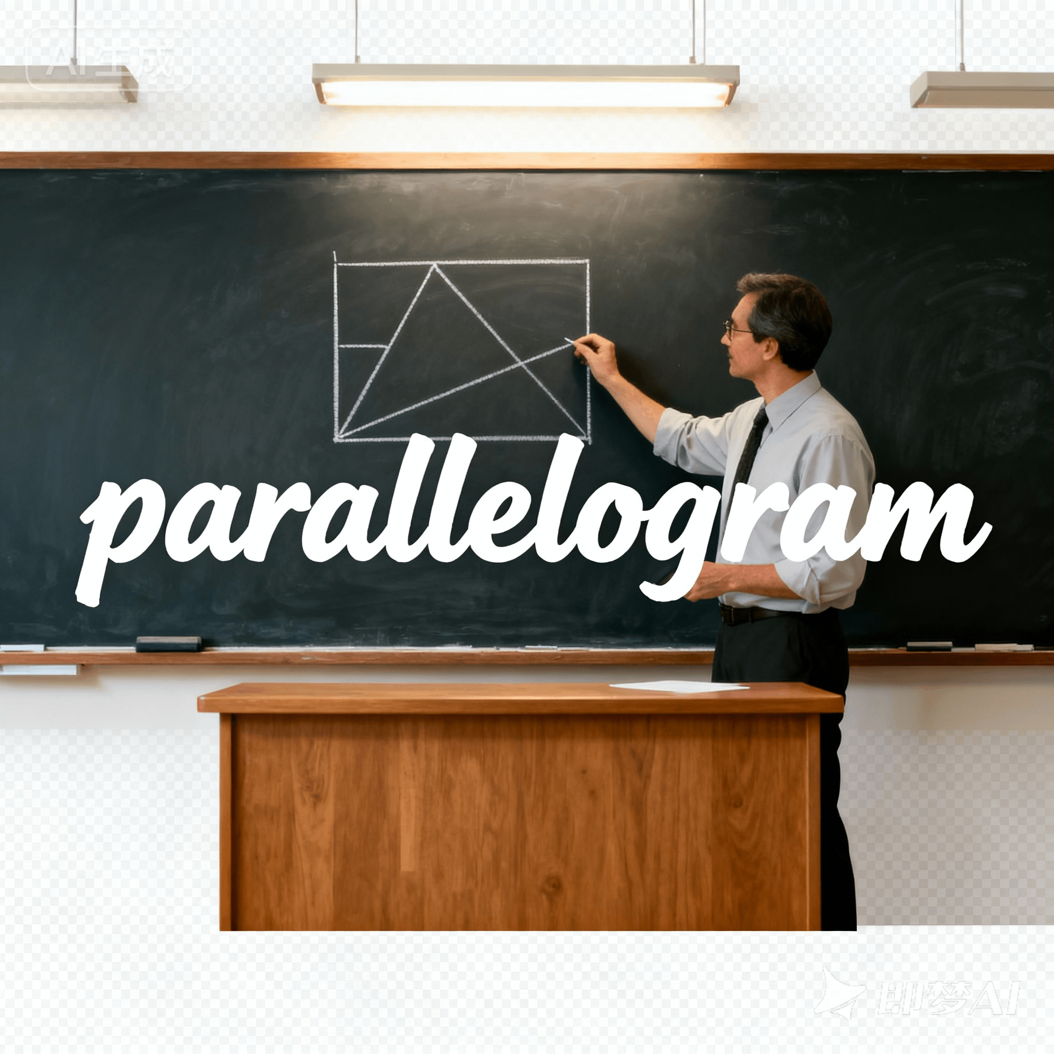 parallelogram是什么意思_parallelogram怎么读_音标ˌpærəˈleləgræm