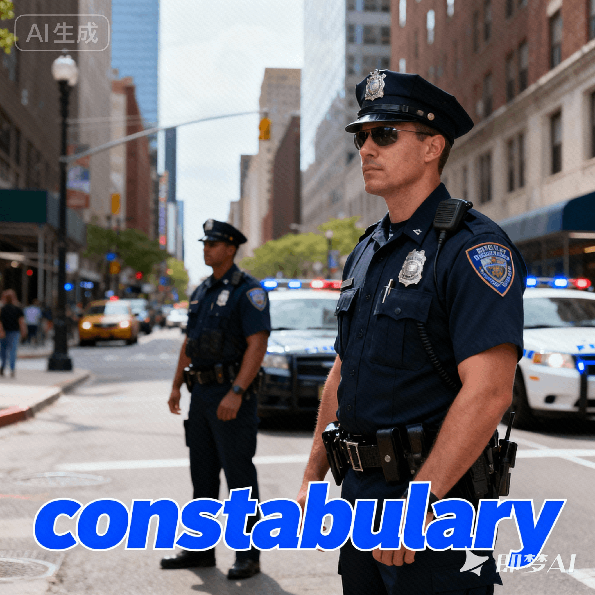 constabulary是什么意思_constabulary怎么读_音标kən'stæbjələrɪ