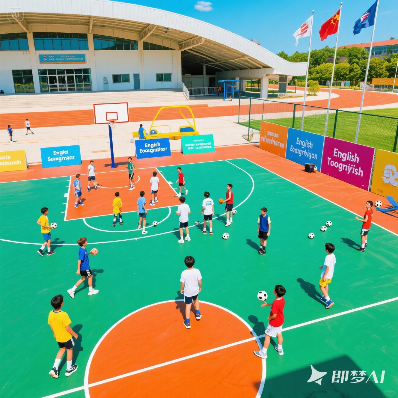 英语夏令营：是否有体育竞赛？