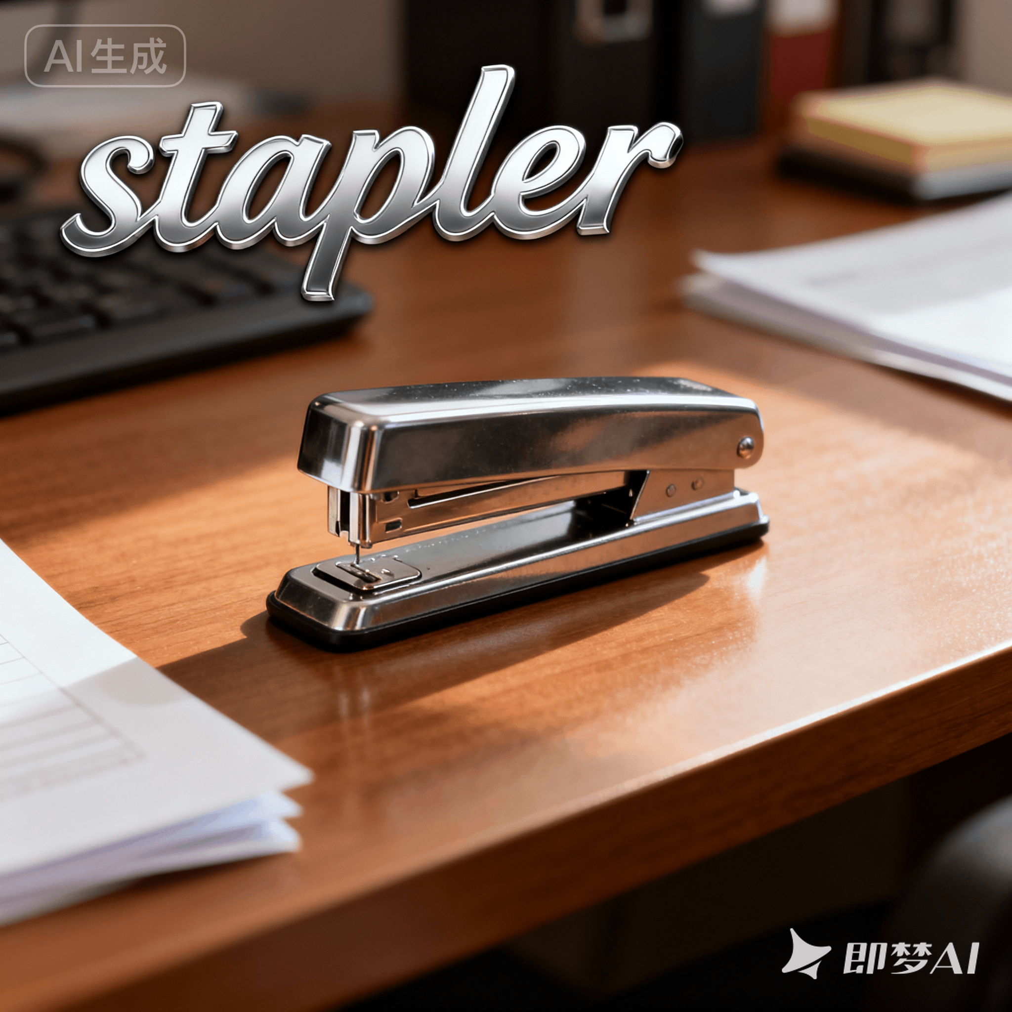 stapler是什么意思_stapler怎么读_音标ˈsteɪplə(r)
