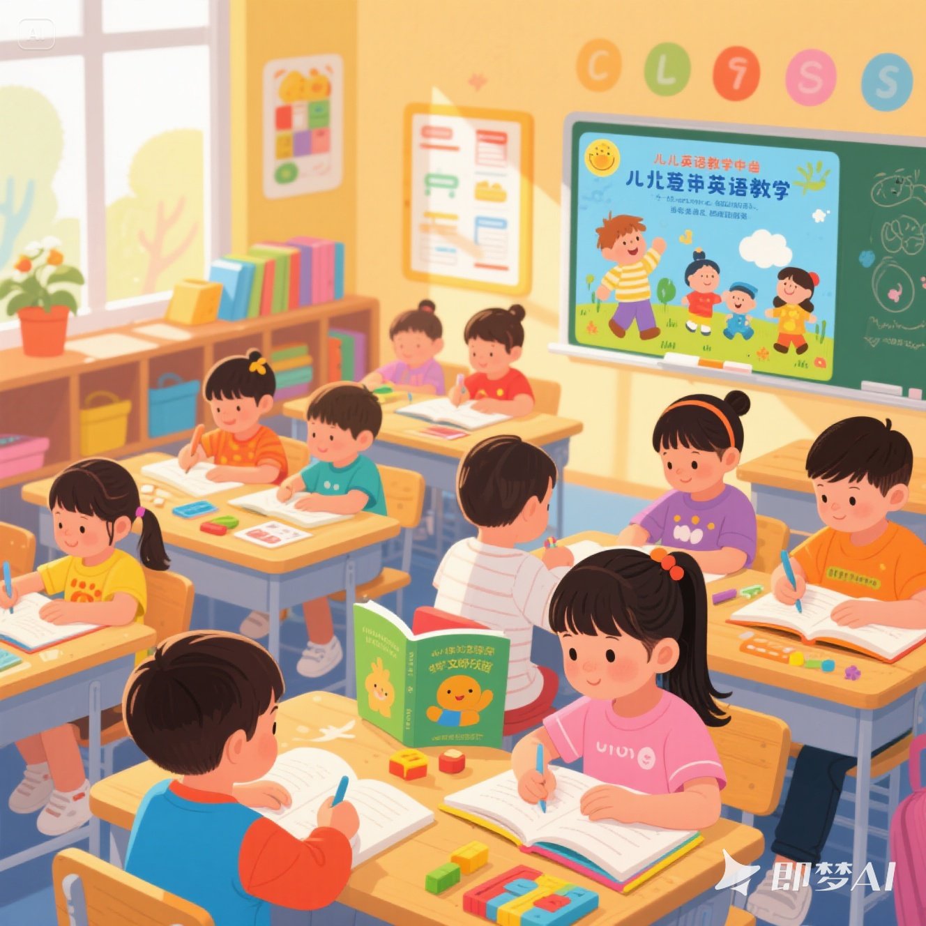 岁儿童英语启蒙课程中常见的？