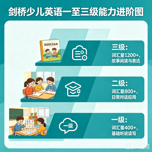 小学生英语考级一共有几个等级