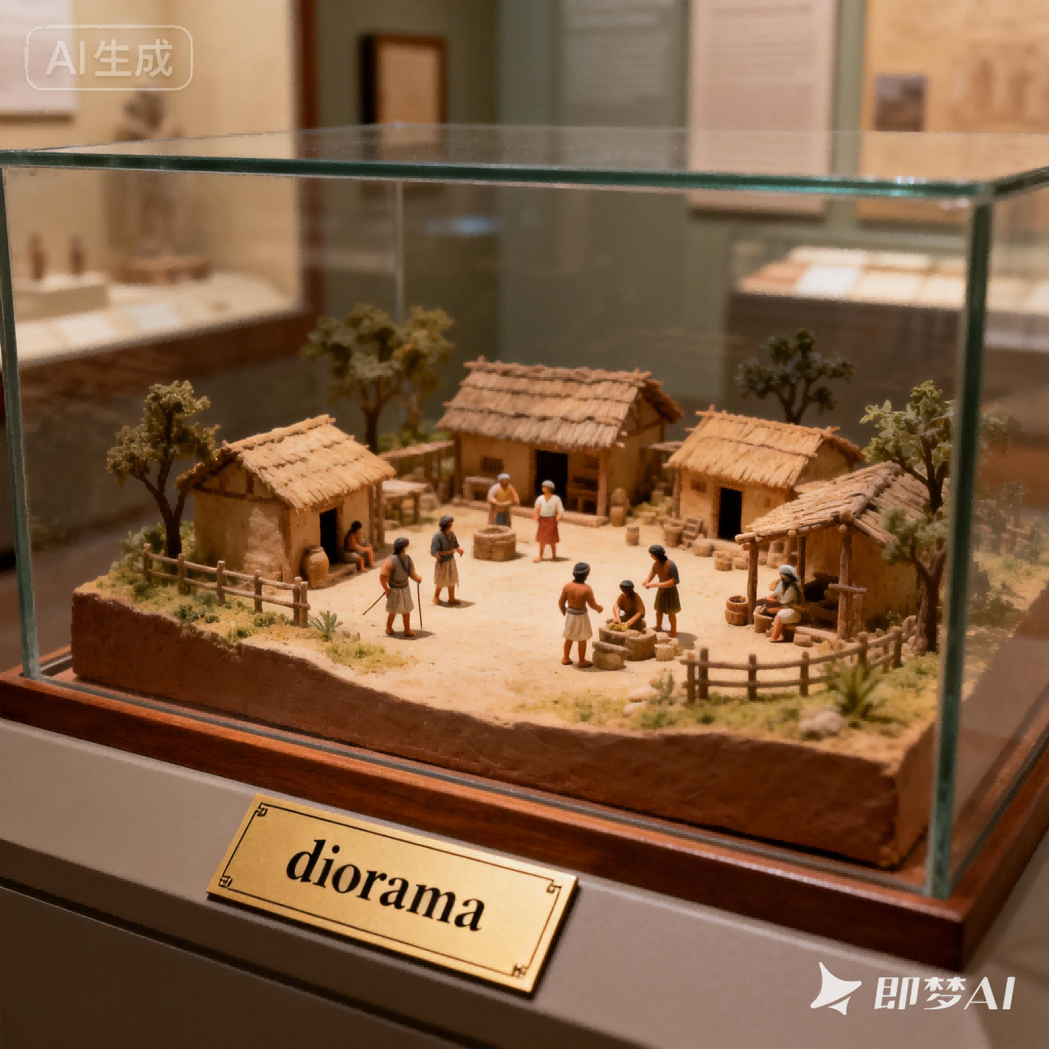 diorama是什么意思_diorama怎么读_音标ˌdaɪəˈrɑ-mə