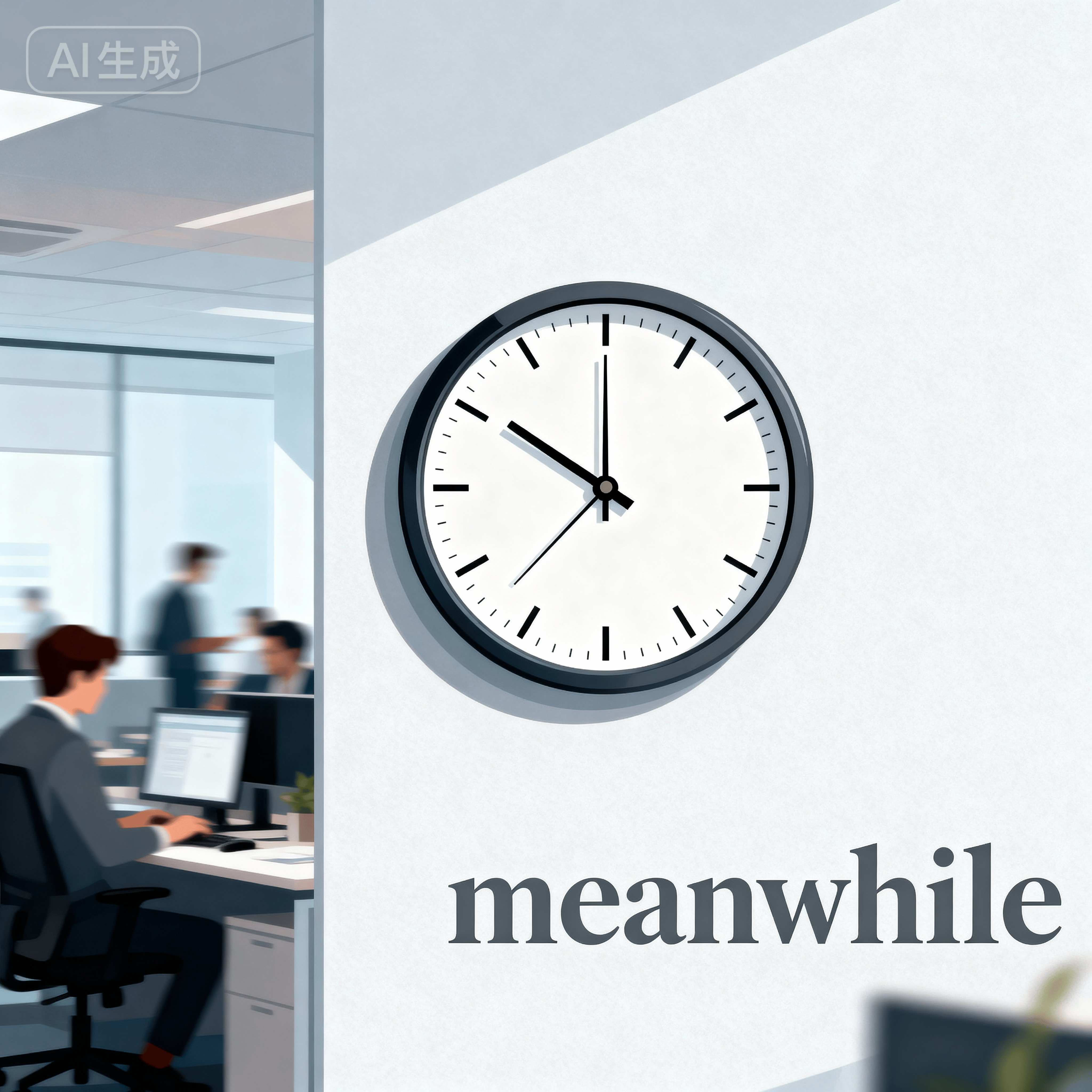 meanwhile是什么意思_meanwhile怎么读_音标ˈmi-nwaɪl